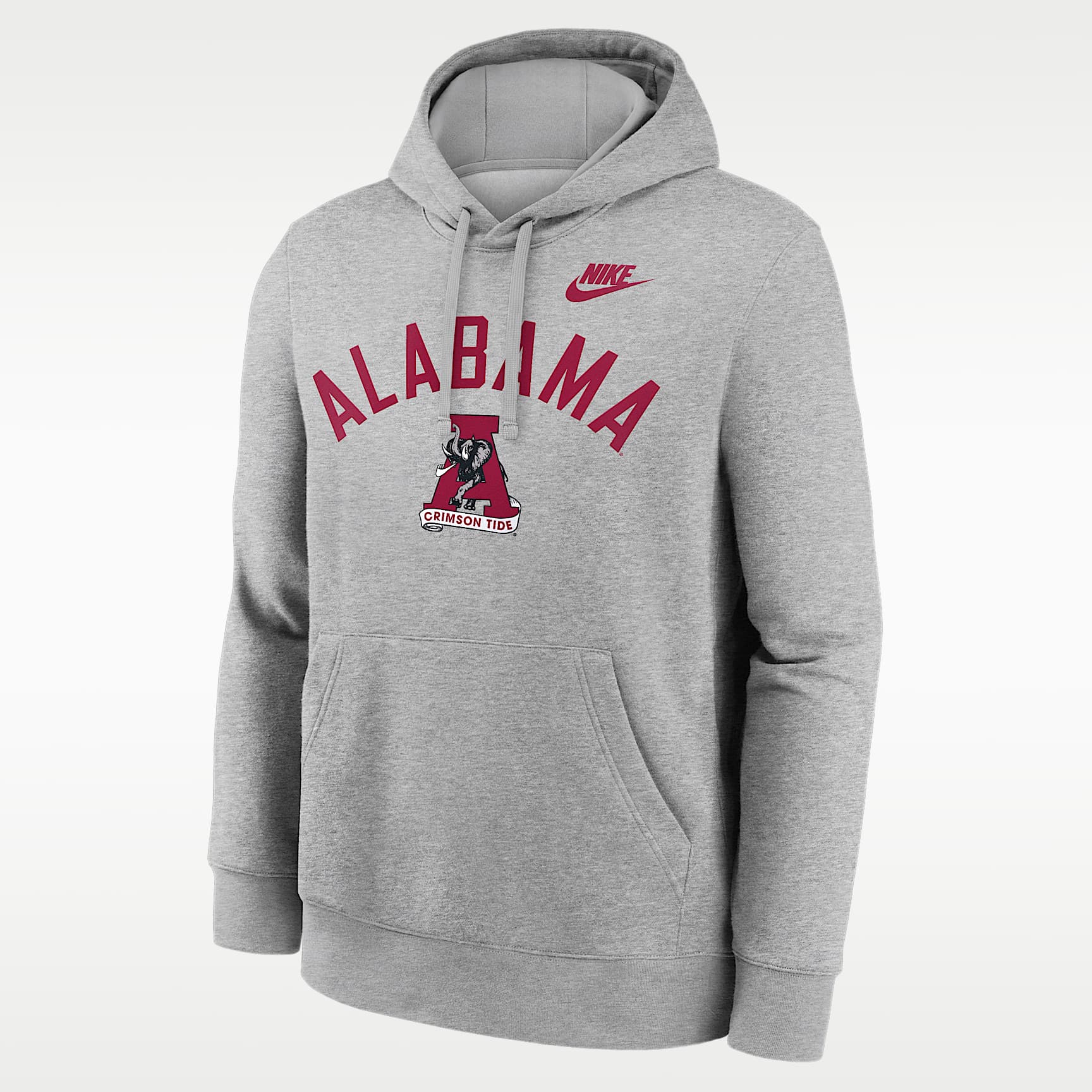 Alabama Legacy Arch Club Men's Nike College Pullover Hoodie