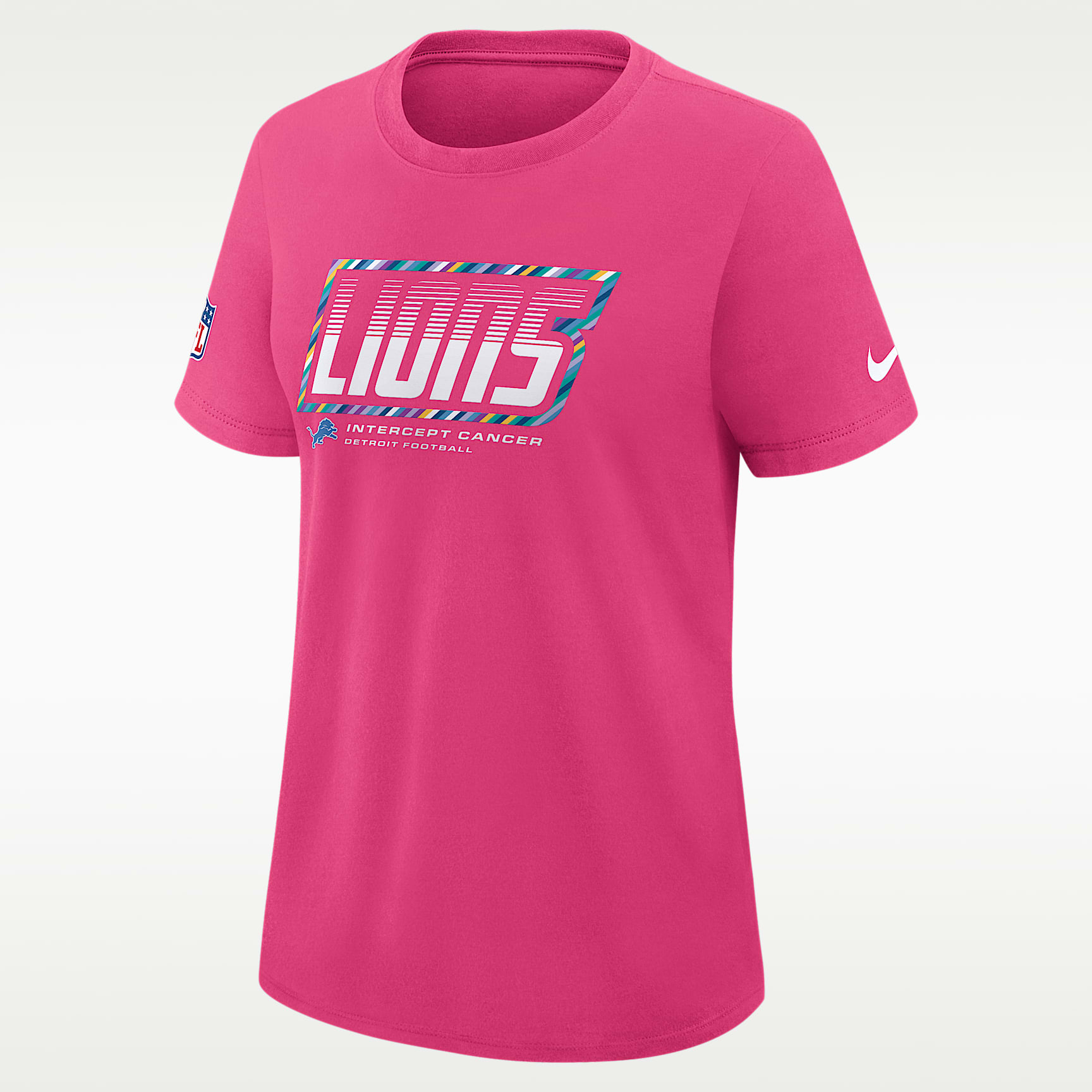 Detroit Lions Crucial Catch Women's Nike Dri-FIT NFL T-Shirt
