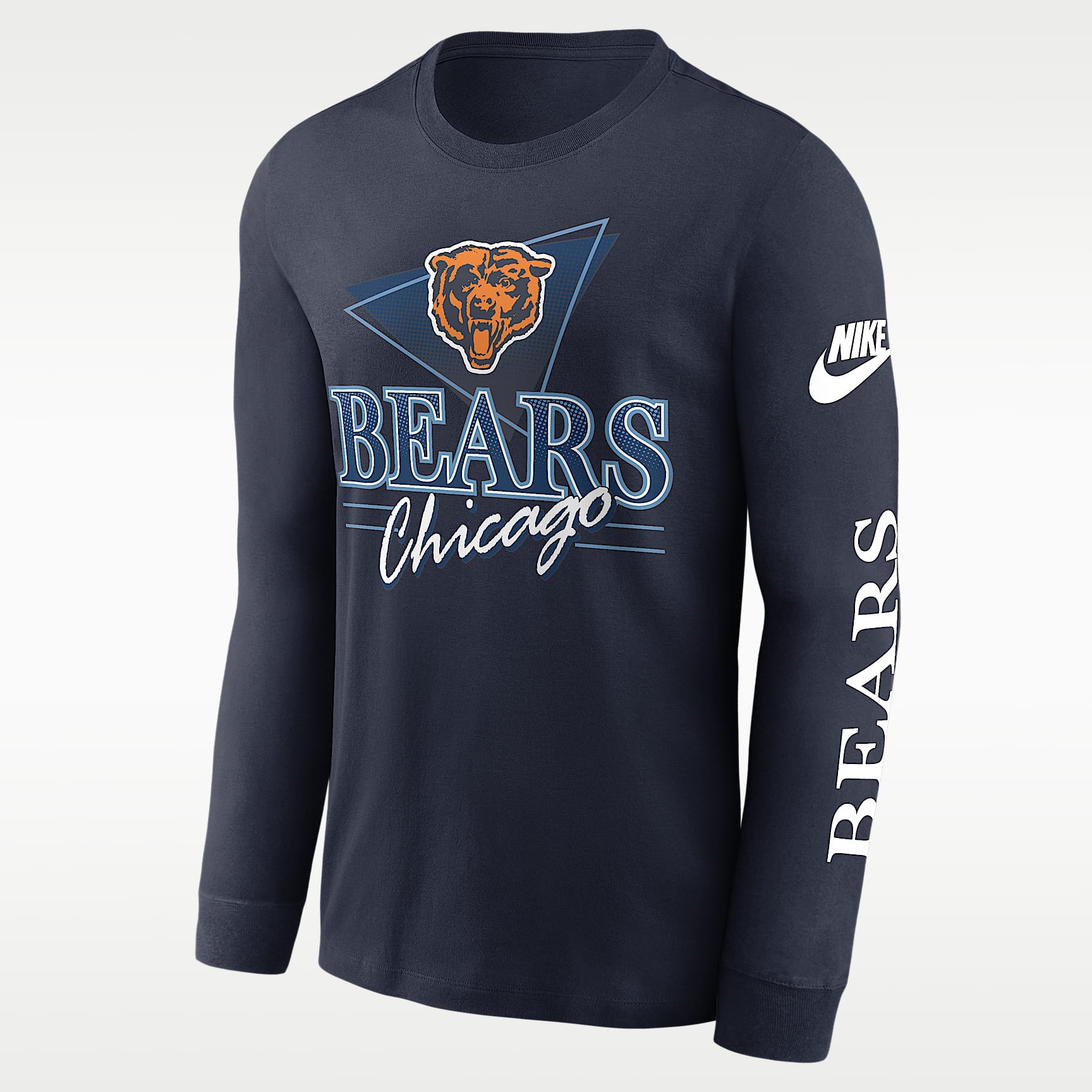 Chicago Bears Rewind Men's Nike NFL Long-Sleeve T-Shirt