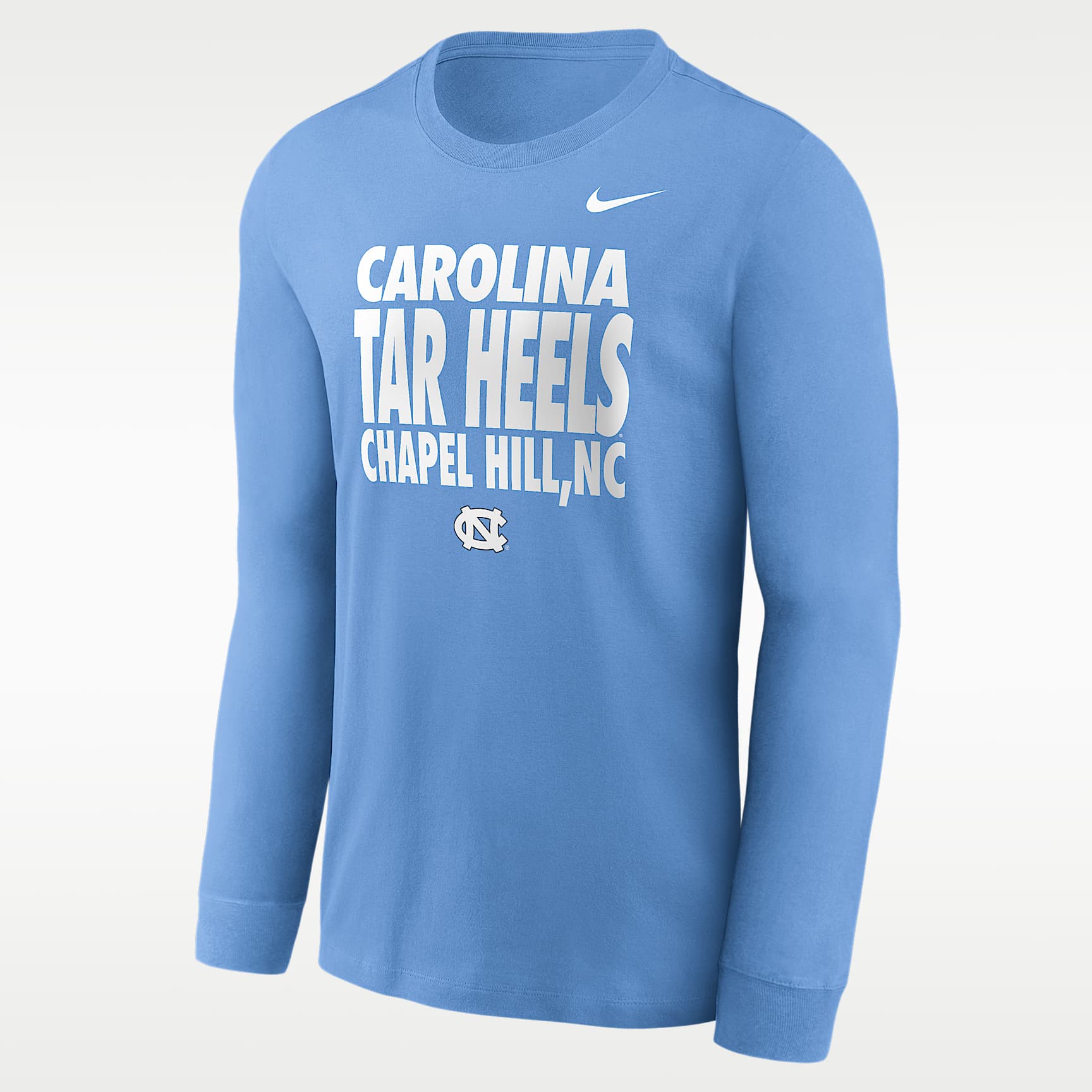 North Carolina Sideline Slogan Men's Nike Dri-FIT College Long-Sleeve T-Shirt
