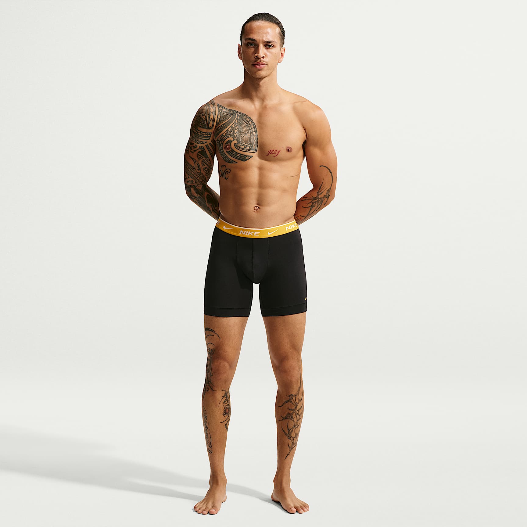 Ανδρικό μποξεράκι Dri-FIT Nike Essential Cotton Stretch (συσκευασία 5 τεμαχίων)