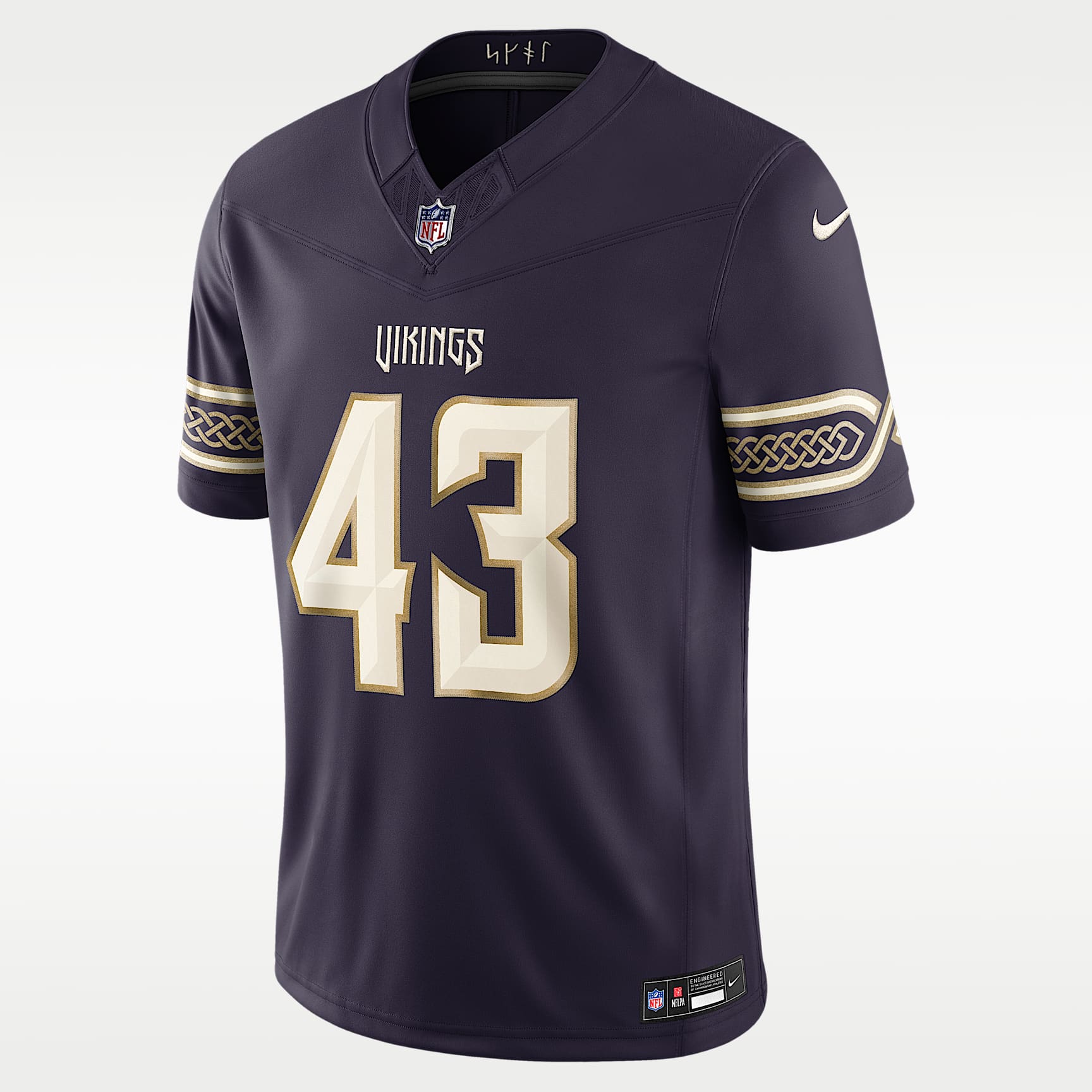 Andrew Van Ginkel Minnesota Vikings Rivalries Collection Men's Nike Dri-FIT NFL Limited Jersey
