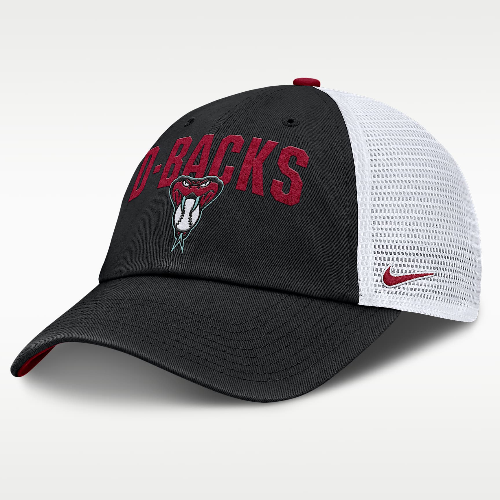 Gorra de rejilla Nike de la MLB ajustable para hombre Arizona Diamondbacks Primetime Club