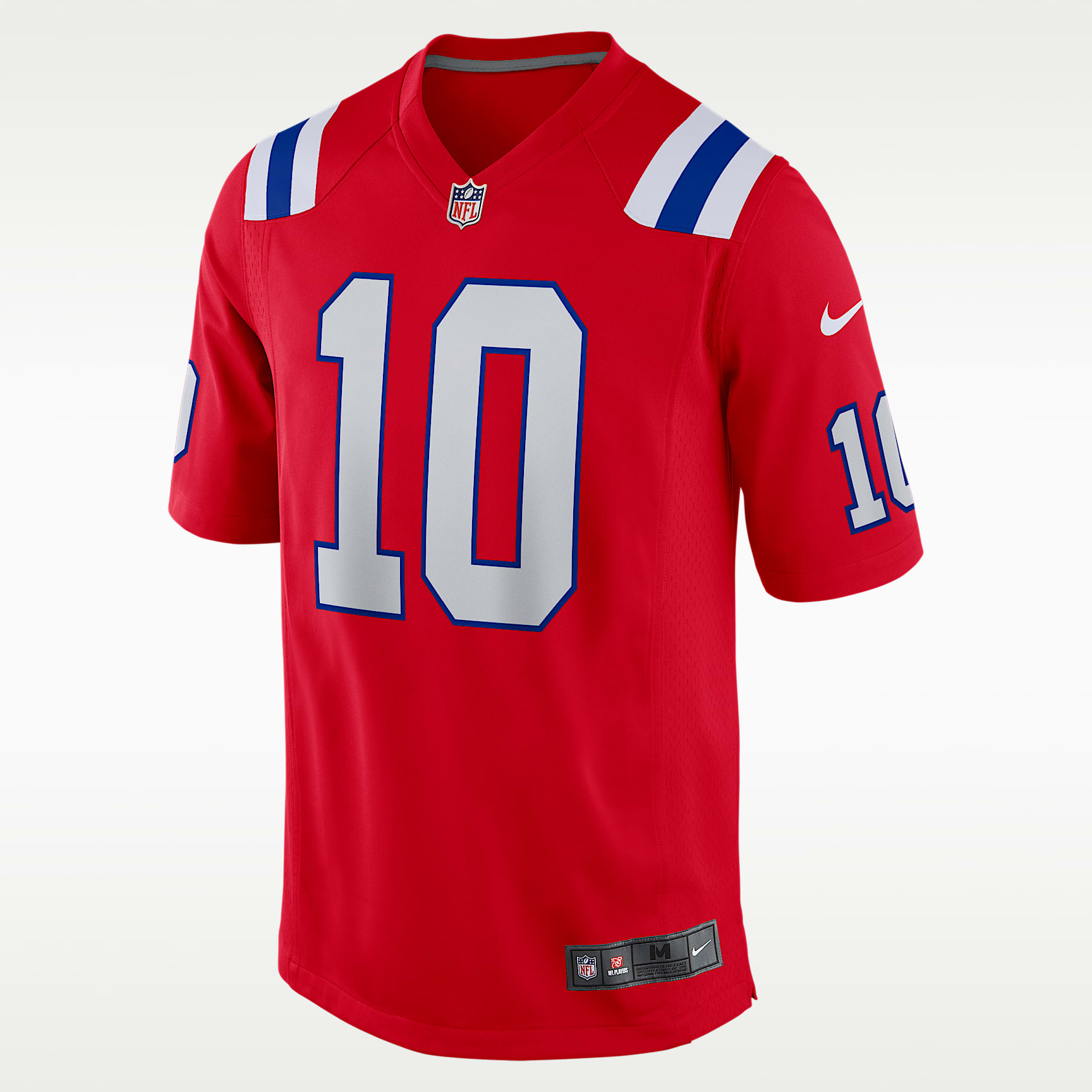 Jersey Nike de la NFL Game para hombre Drake Maye New England Patriots