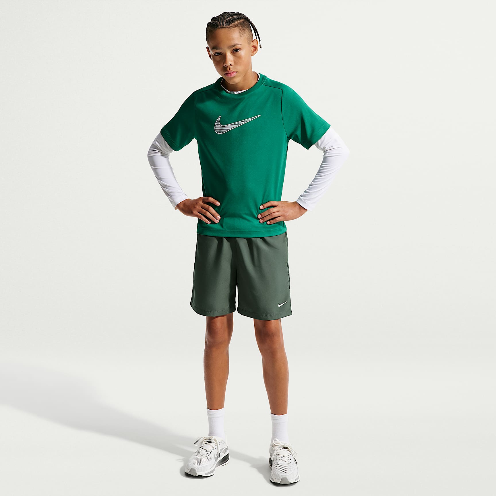 Nike Multi Big Kids' (Boys') Dri-FIT Woven Shorts