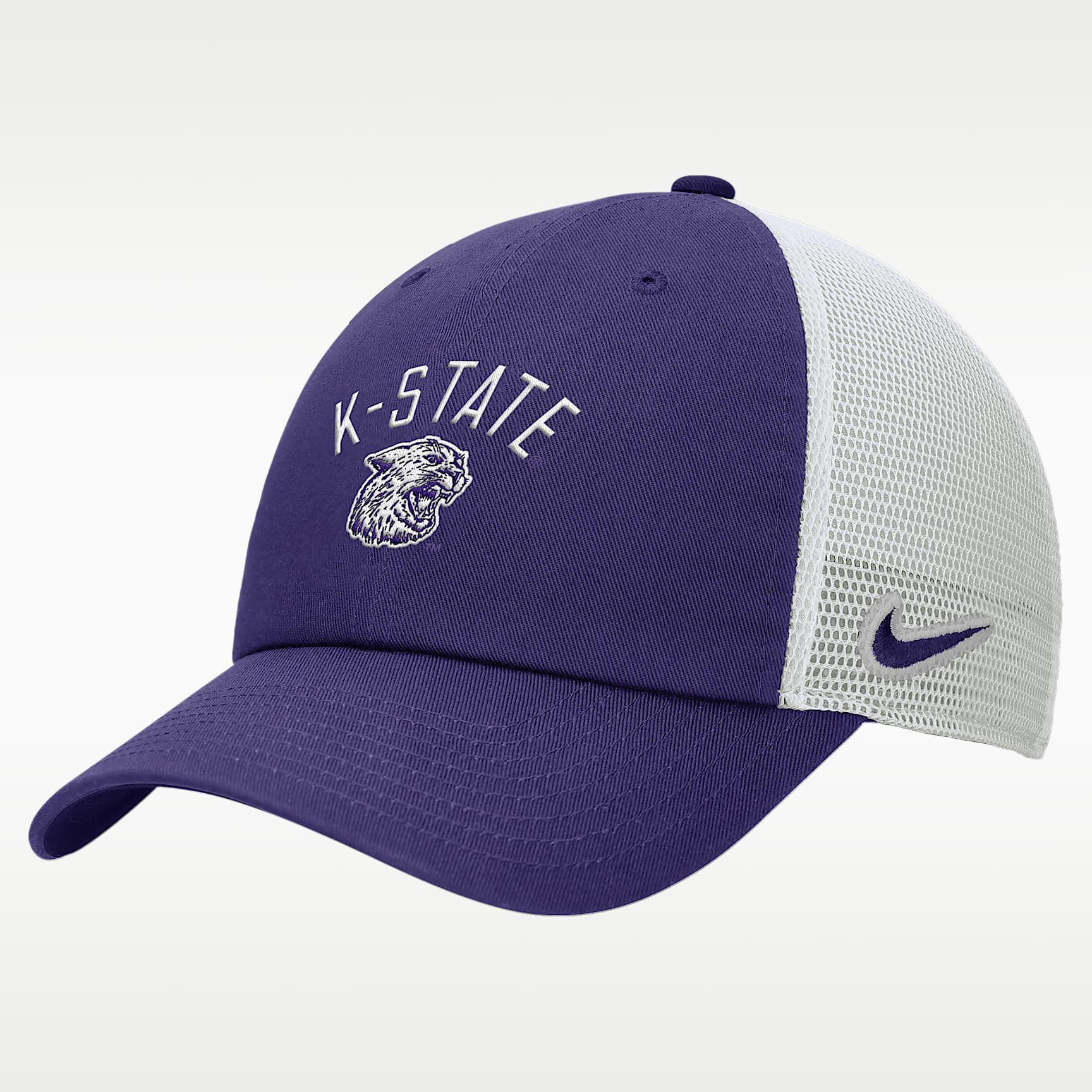 Gorra de rejilla sin estructura Nike College (Kansas State)