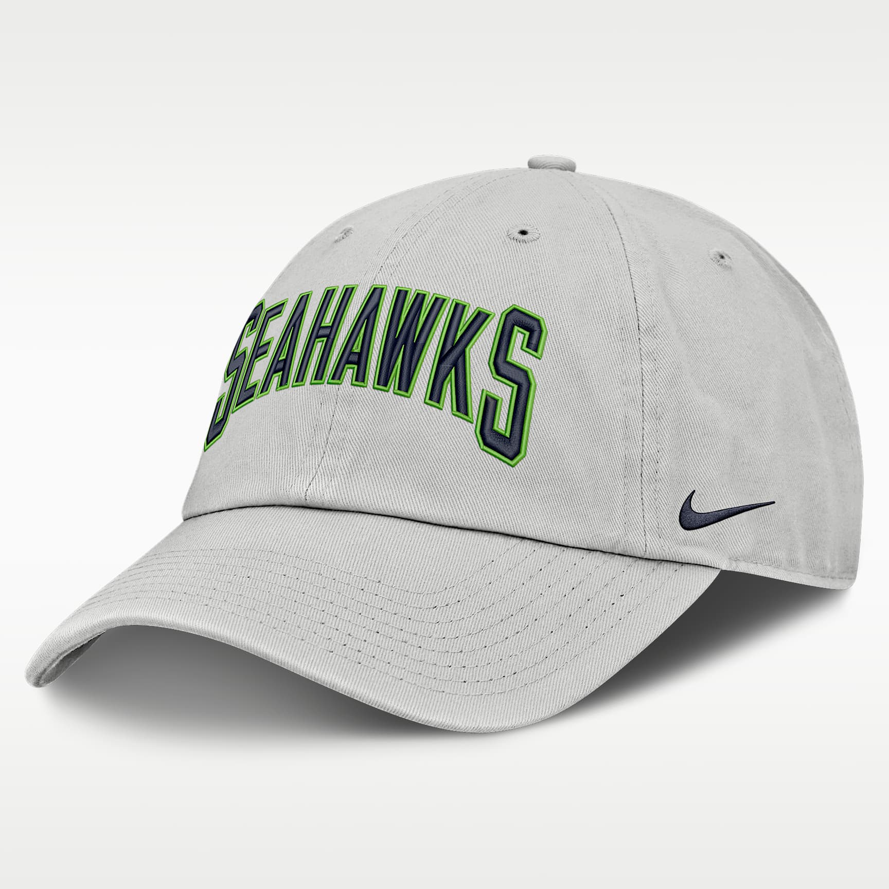 Seattle Seahawks Primetime Club Arched Men's Nike NFL Adjustable Hat