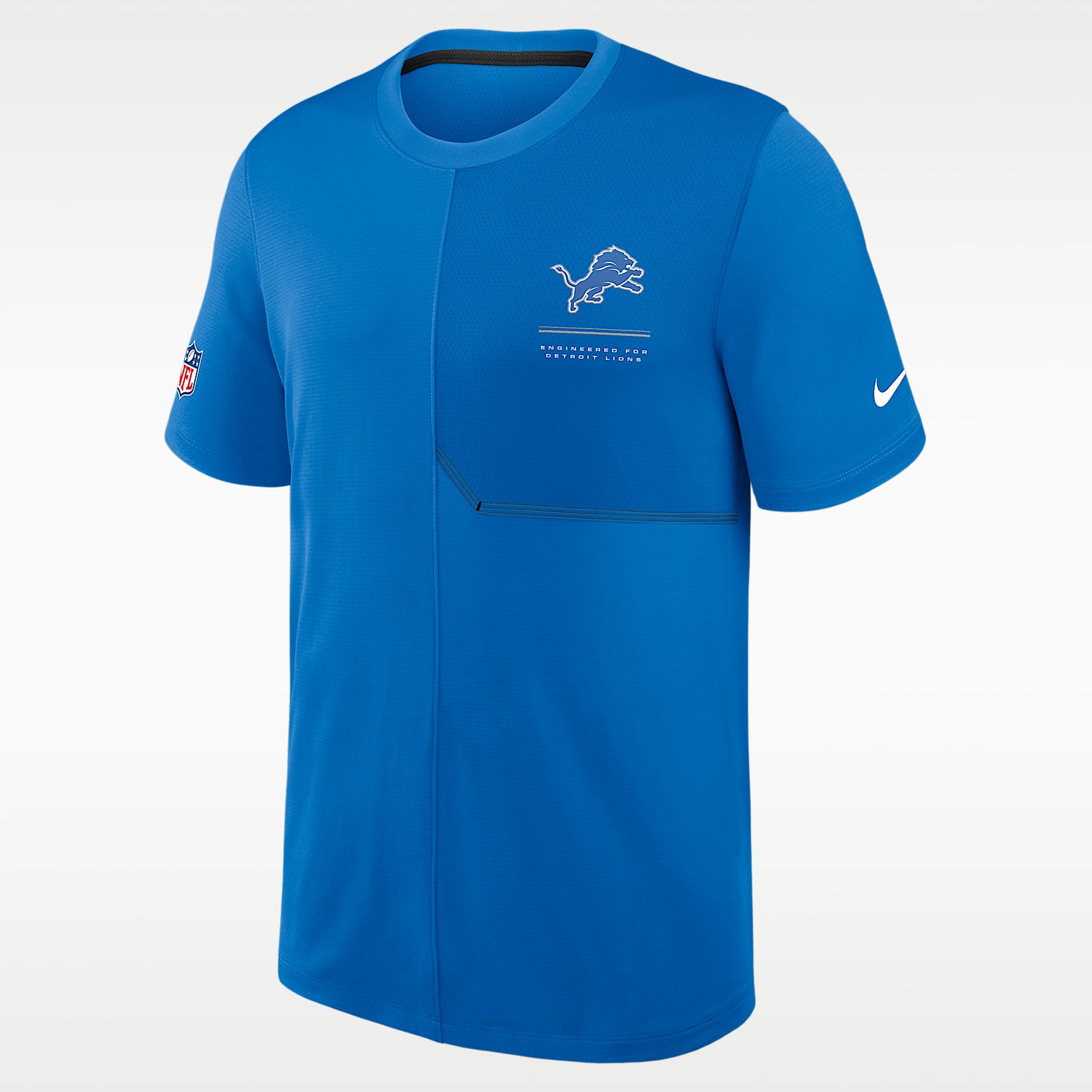Detroit Lions Sideline Coach Men's Nike Dri-FIT NFL Top