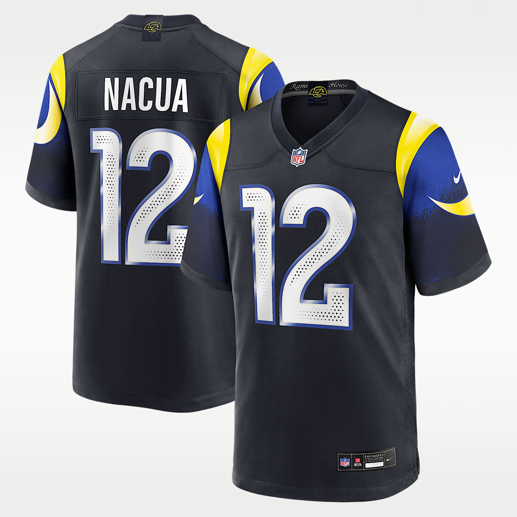 Rams (Nacua) Men's Nike NFL Rivalries Game Jersey