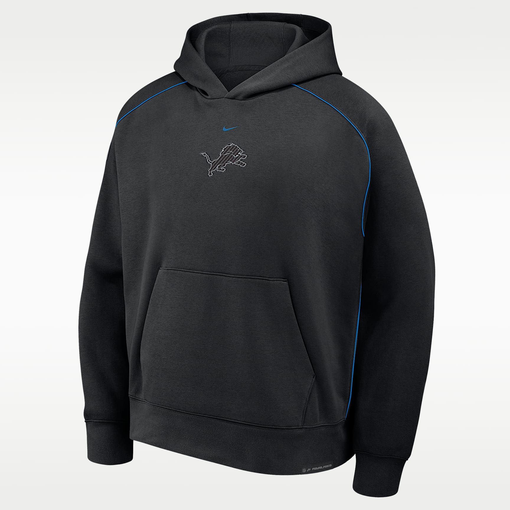 Sudadera con gorro sin cierre Nike de la NFL para hombre Detroit Lions Rivalries Collection Air