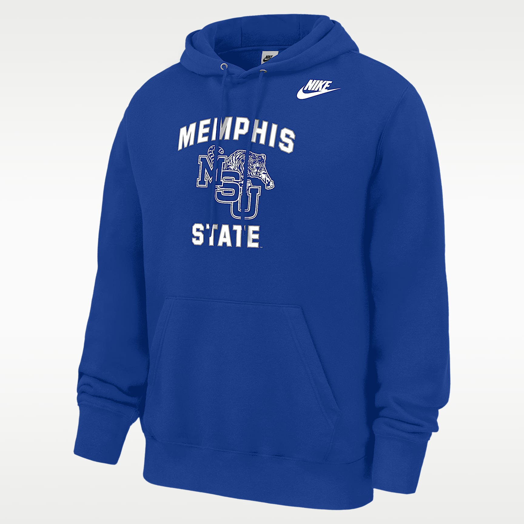 Memphis Tigers Club Men's Nike Football Fleece Pullover Hoodie