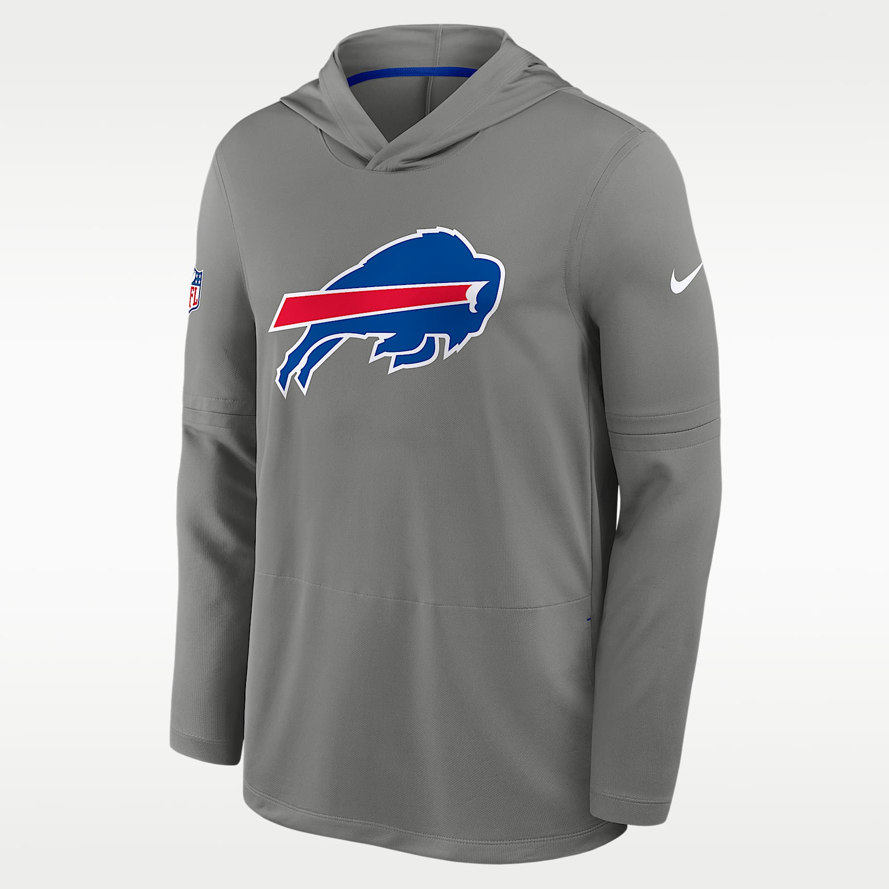 Playera de manga larga Nike Dri-FIT de la NFL con gorro para hombre Buffalo Bills Alt