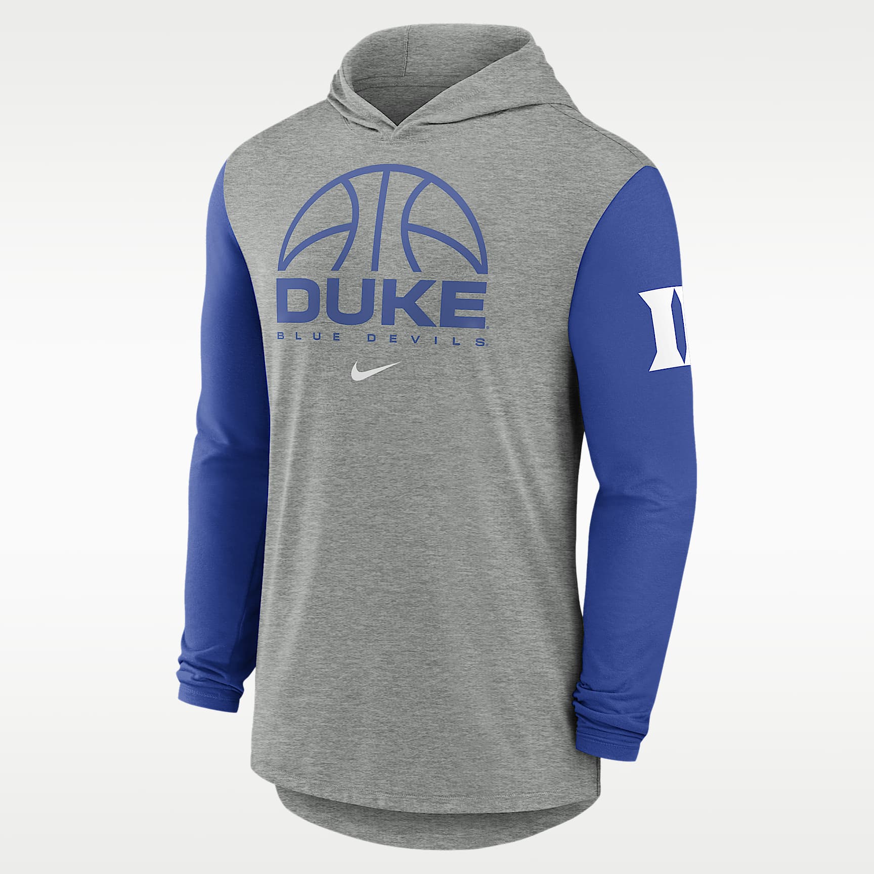 Duke Basketball Men's Nike Dri-FIT College Long-Sleeve Hooded T-Shirt