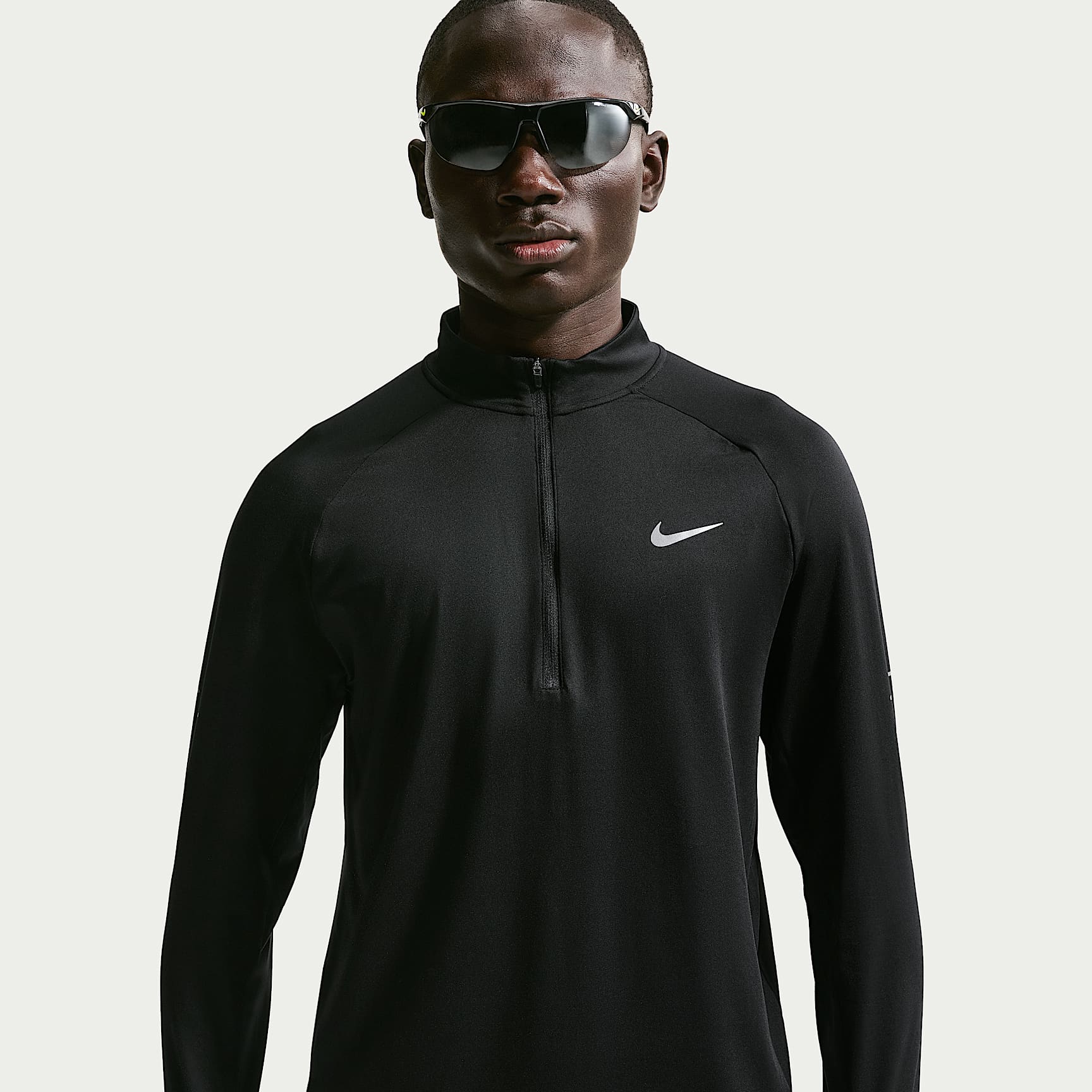 Nike Stride Dri-FIT Laufoberteil mit Viertelreißverschluss (Herren)