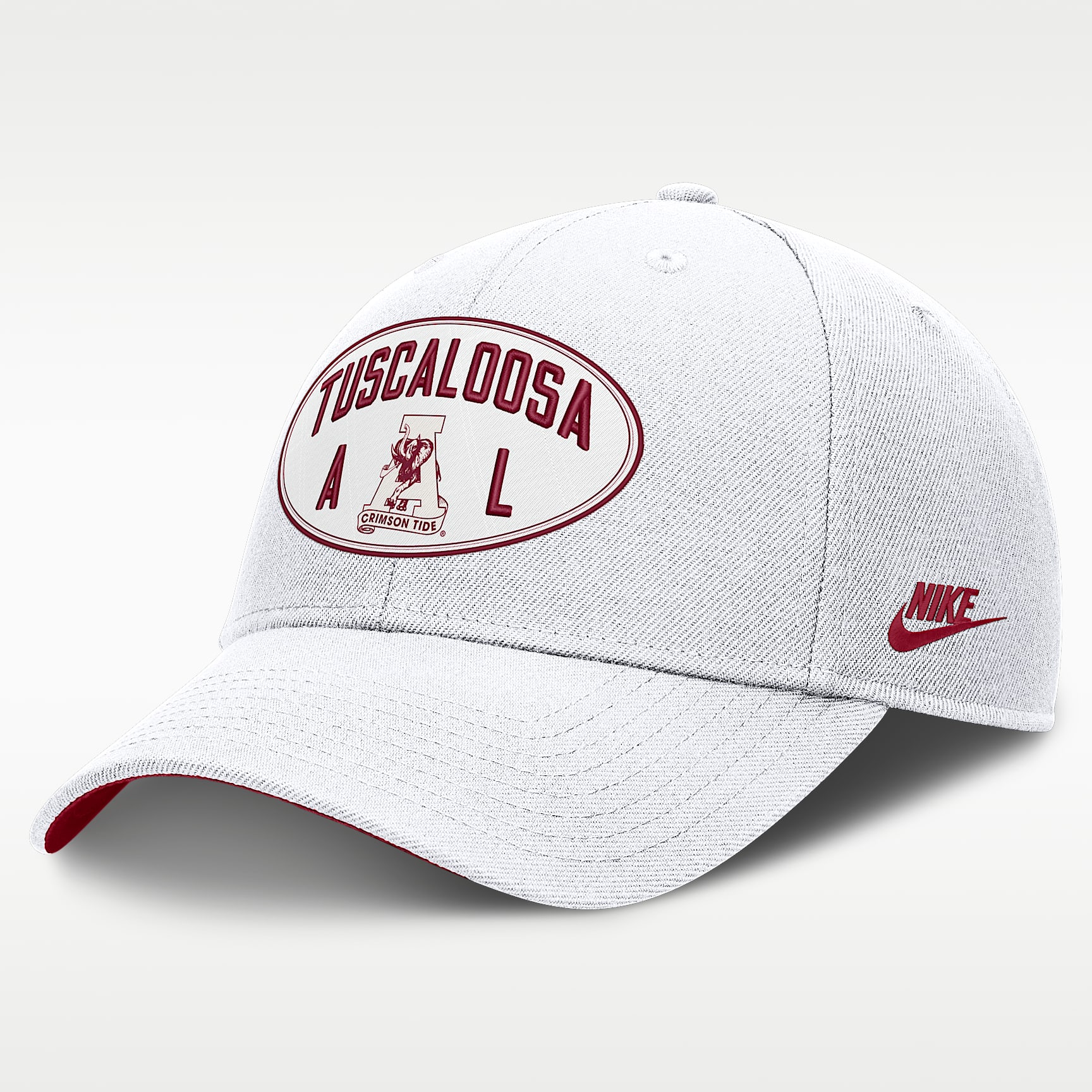 Alabama Legacy Letter & Location Rise Men's Nike Dri-FIT College A-Frame Adjustable Hat