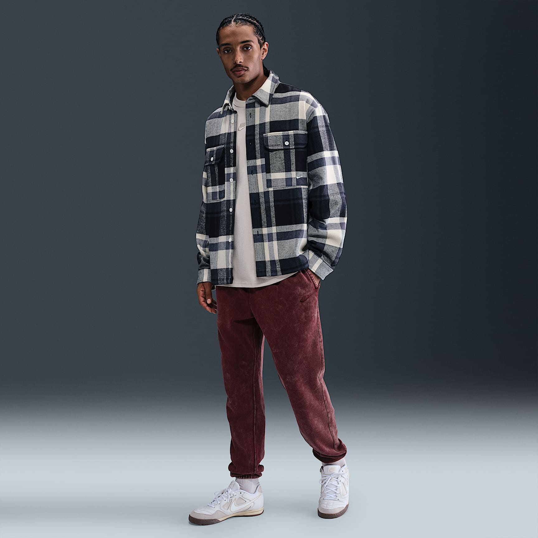 Nike Sportswear Club Men's Washed Cuffed Fleece Pants