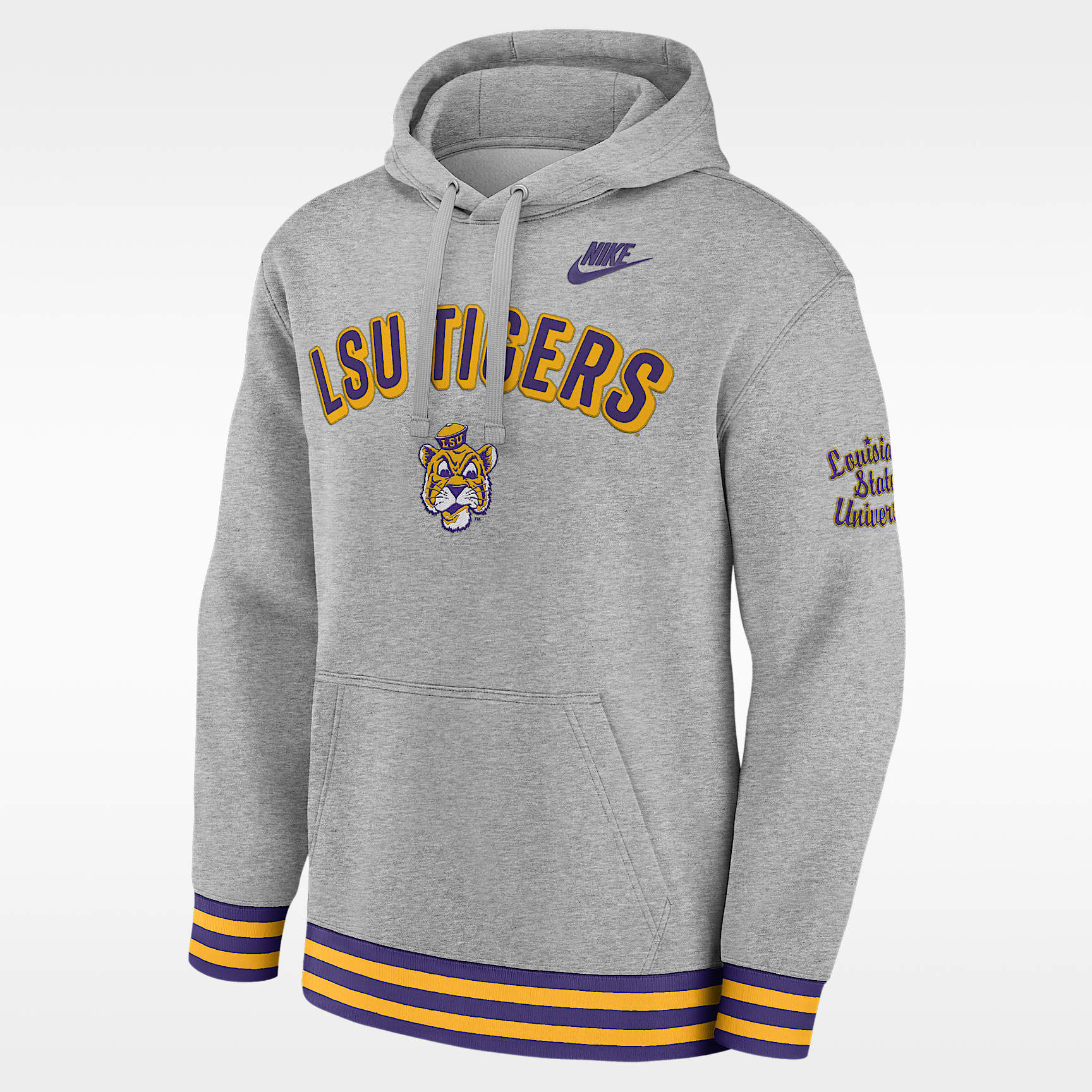 LSU Legacy Retro Men’s Nike College Pullover Hoodie