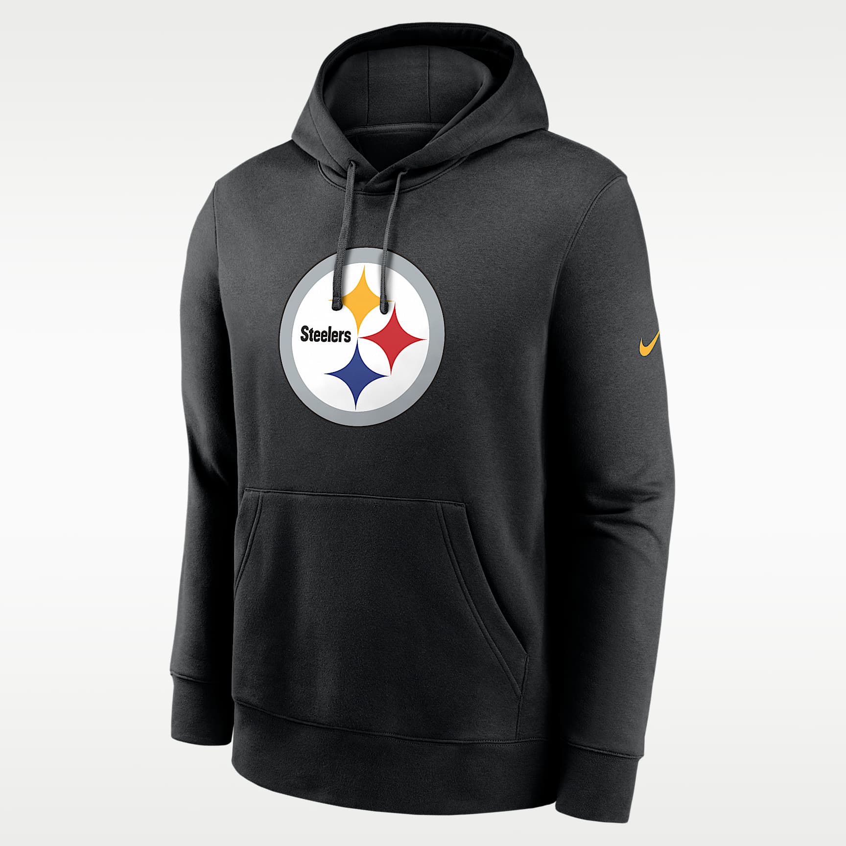 Sudadera con gorro sin cierre Nike de la NFL para hombre Pittsburgh Steelers