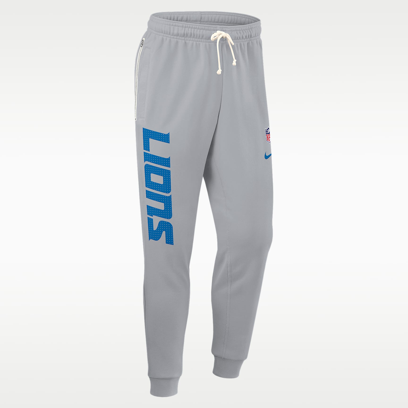 Pants Nike Dri-FIT de la NFL de pierna entallada para hombre Detroit Lions Ground Game Sideline