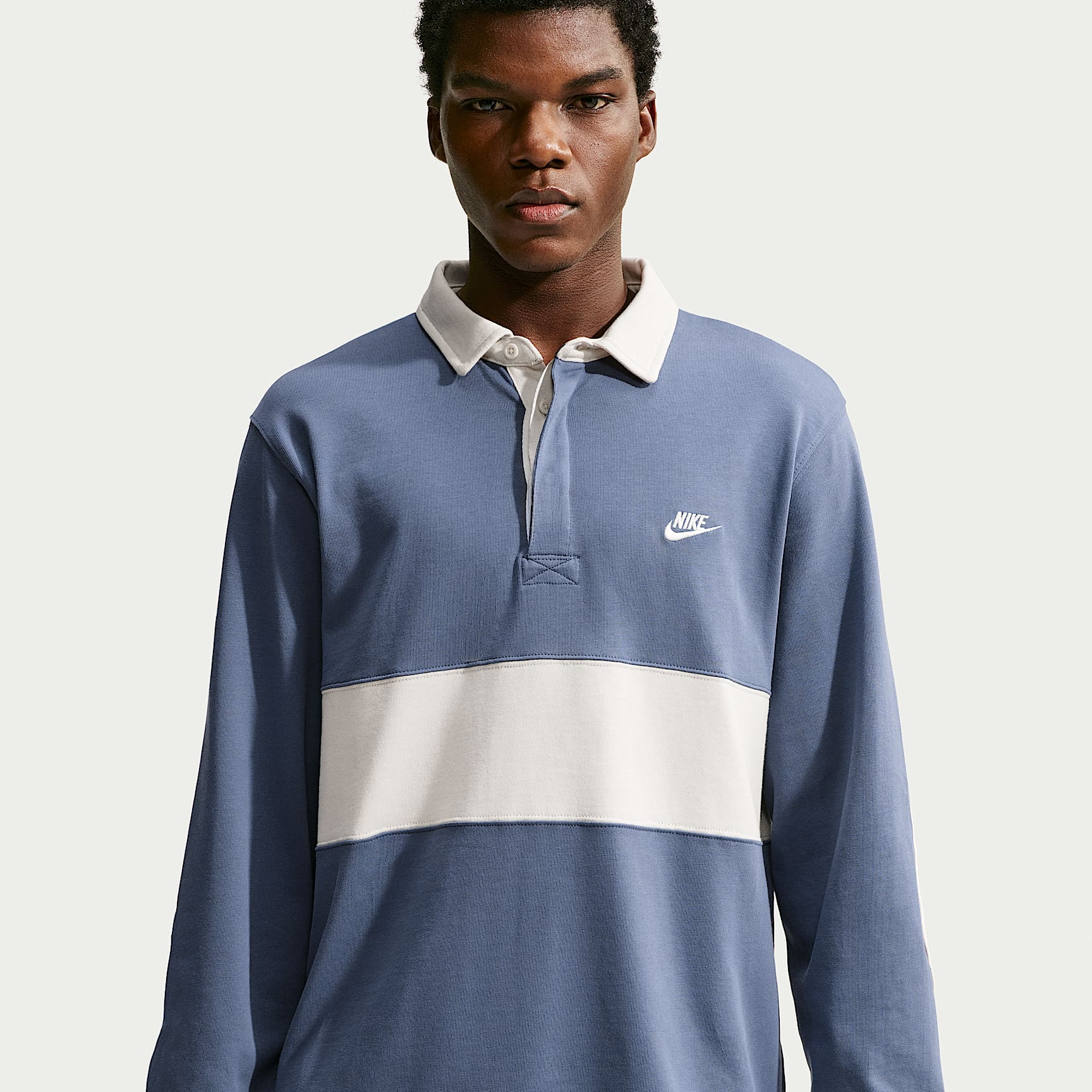 Nike Club Men's Long-Sleeve Rugby Top