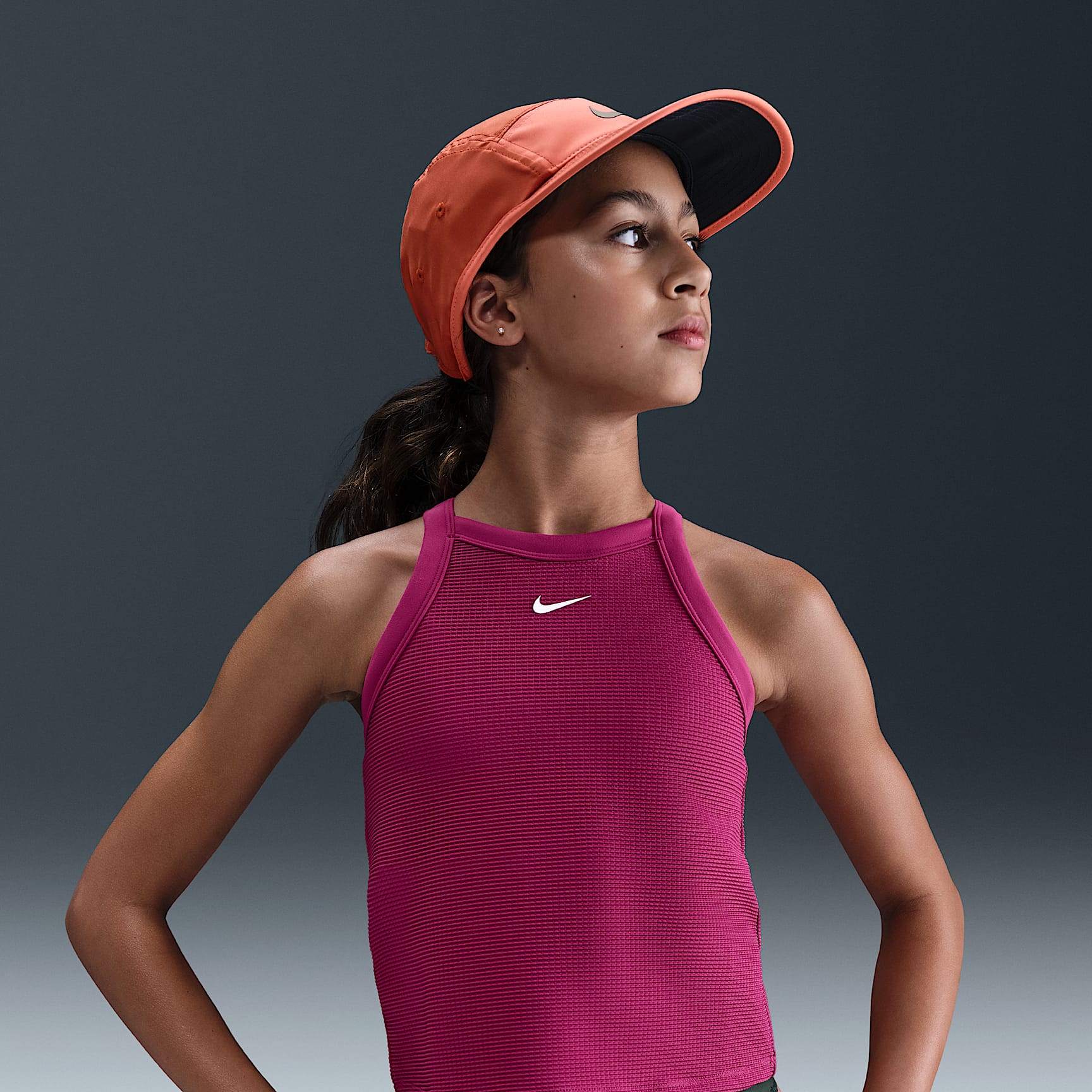 Nike Girls' High-Neck Tank Top