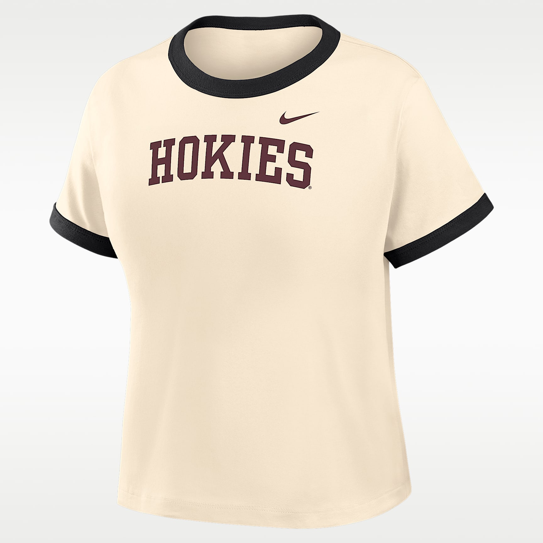 Nike College (Virginia Tech Women's Ringer T-Shirt