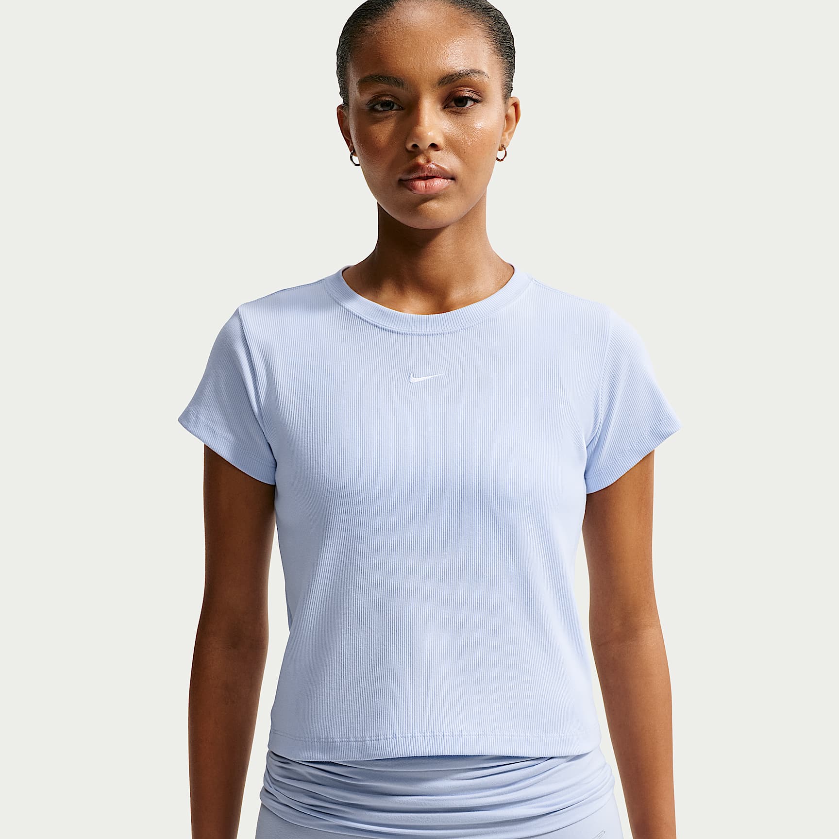 Nike Sportswear Women's Tight Ribbed Short-Sleeve T-Shirt