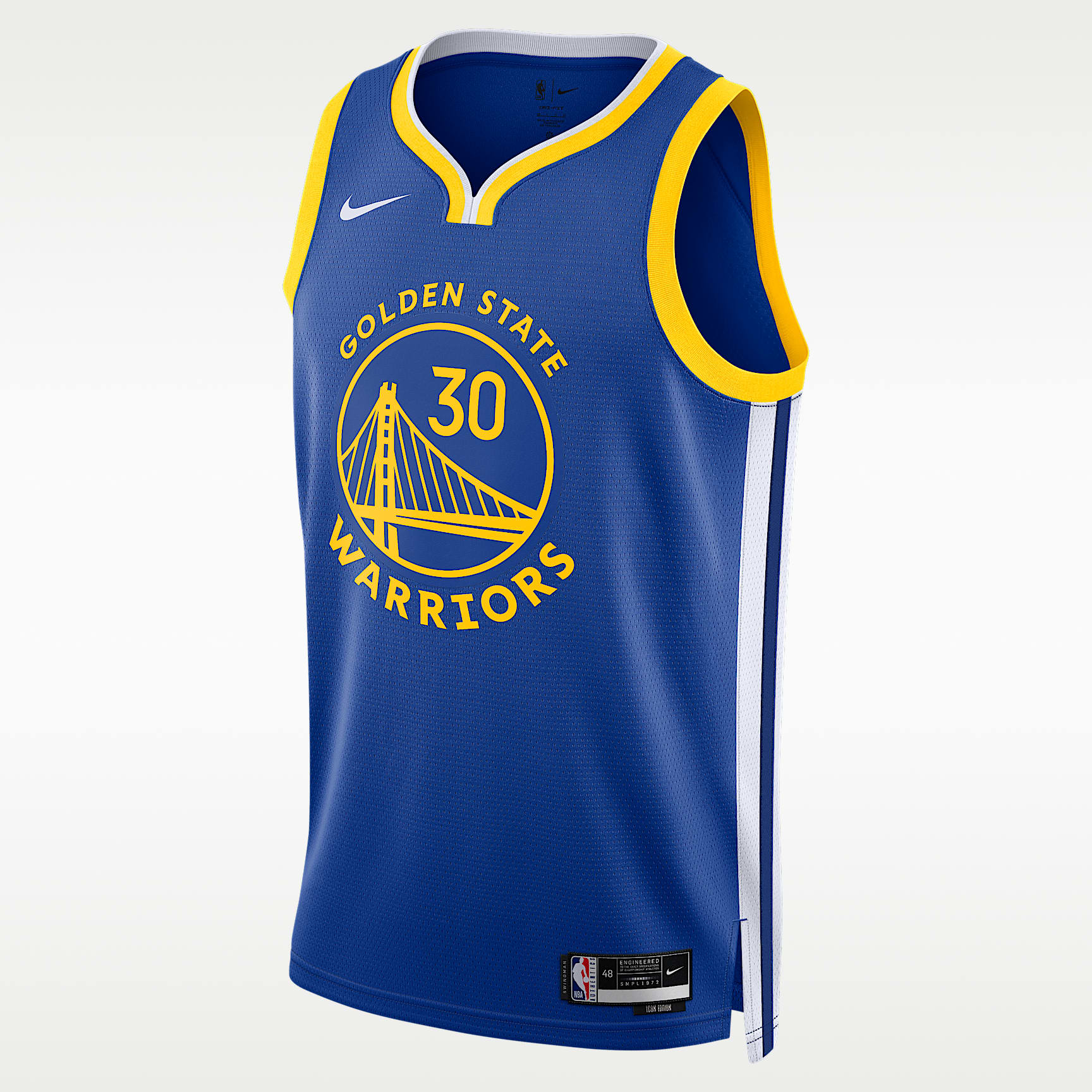 Golden State Warriors Icon Edition Men's Nike Dri-FIT NBA Swingman Jersey