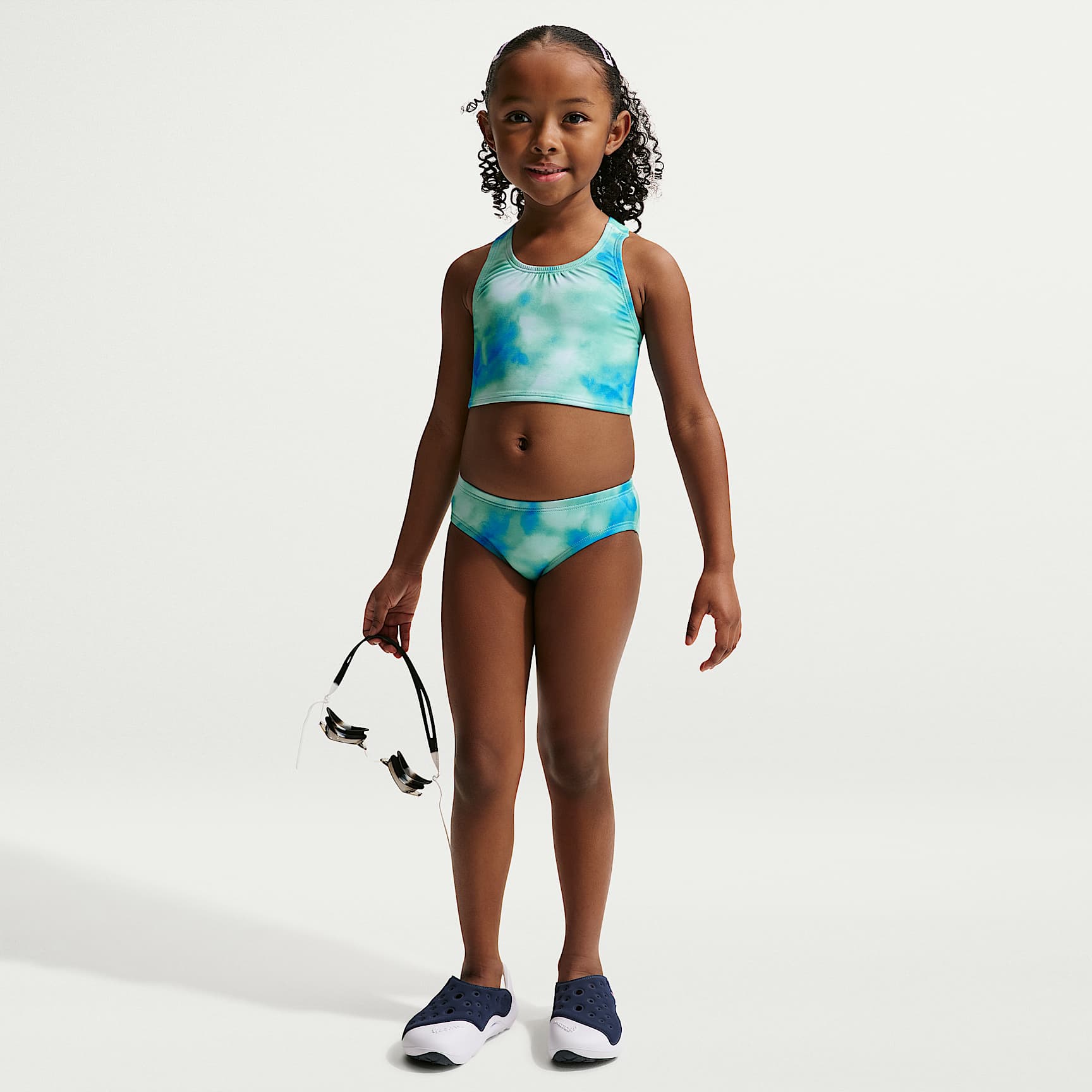 Nike Swim Little Kid's (Girls') Long Sleeve Hydroguard + Midkini Set