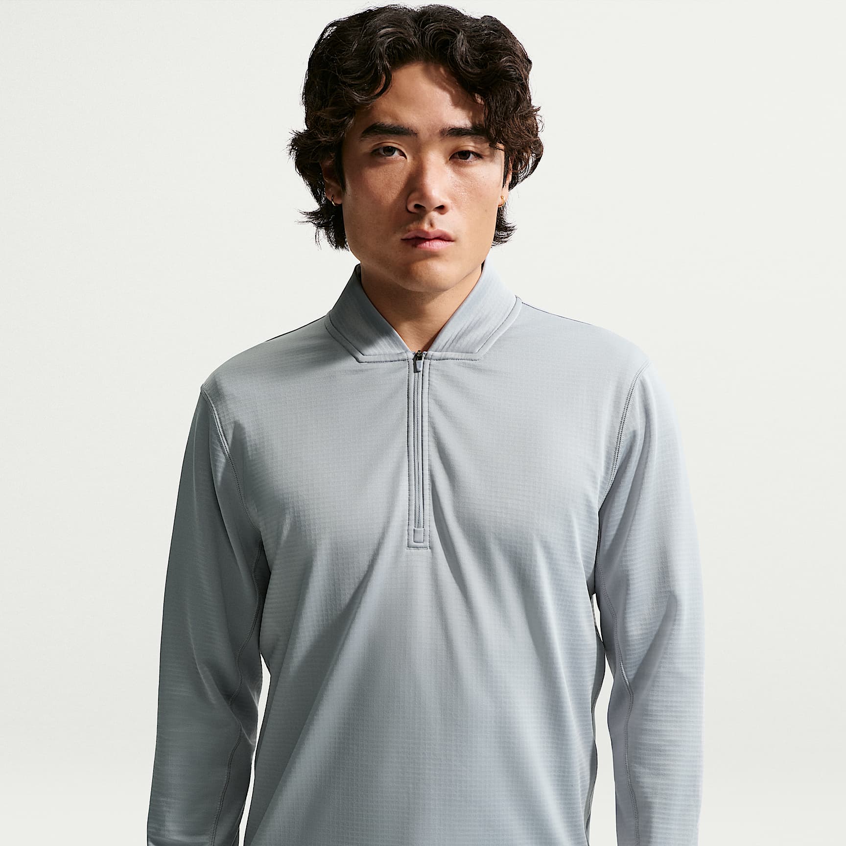 나이키 벨로시티 남성 써마 핏 하프집 골프 탑