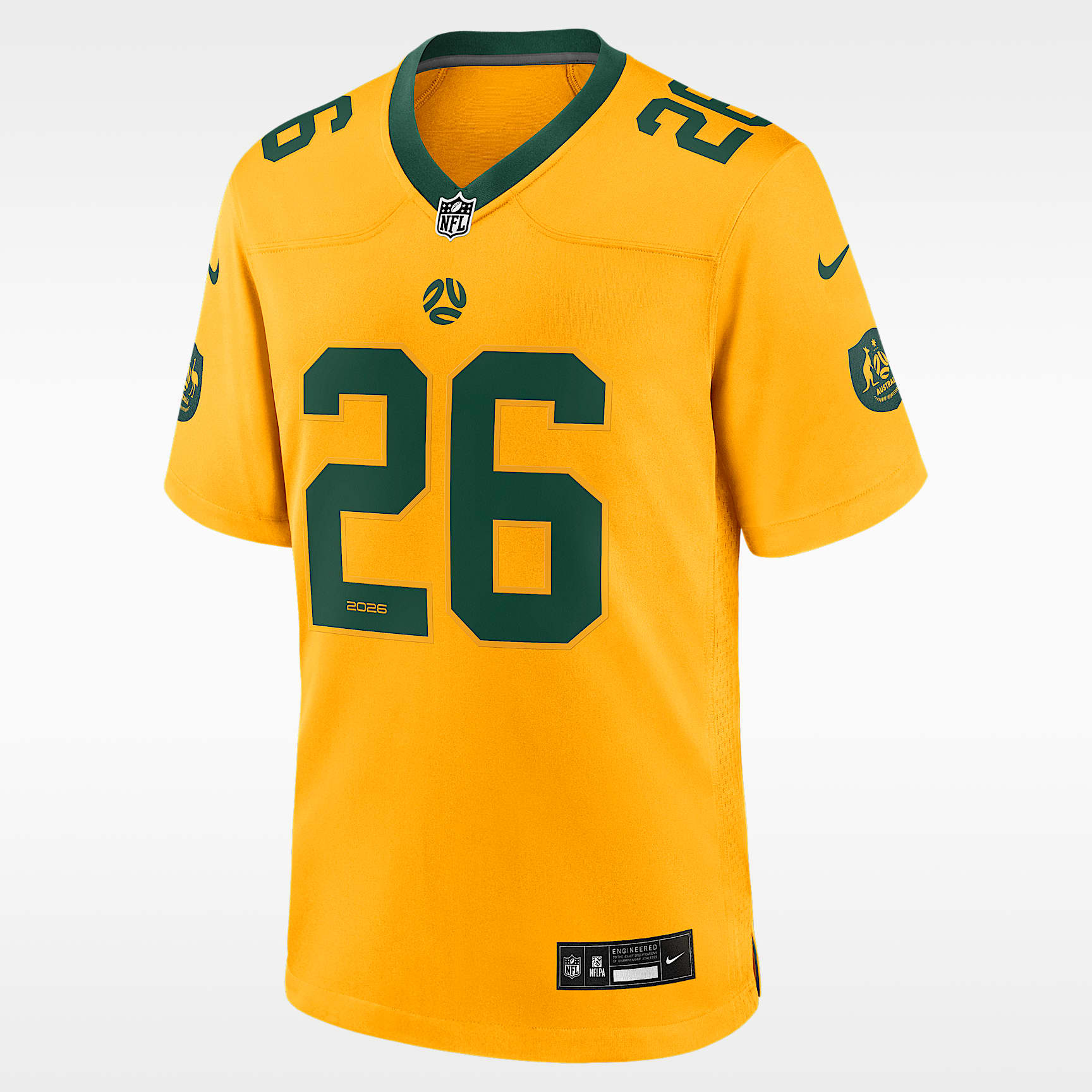 Australia National Team Men's Nike Soccer x NFL Game Jersey