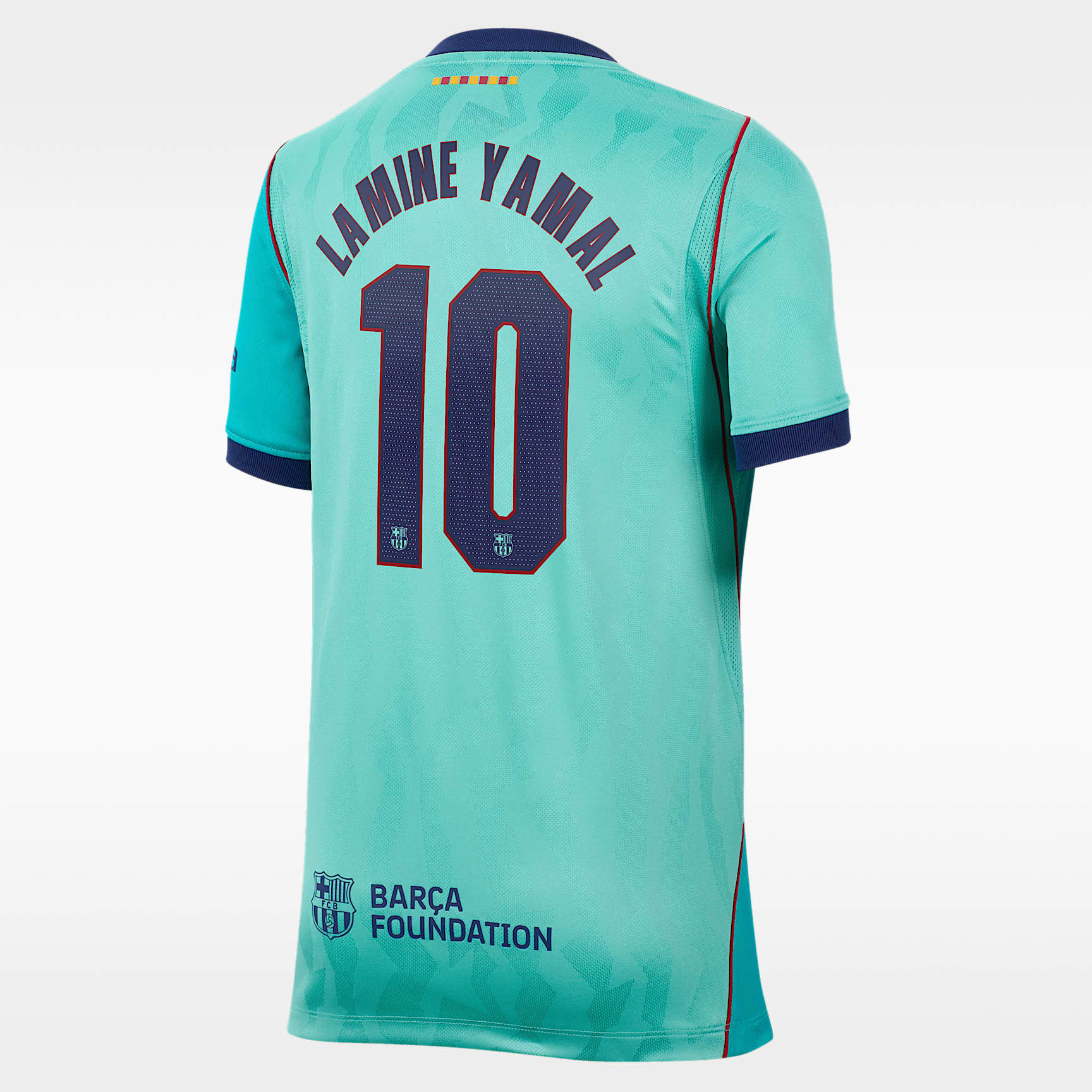 Lamine Yamal Barcelona 2026/27 Stadium Third Big Kids' Nike Dri-FIT Soccer Jersey