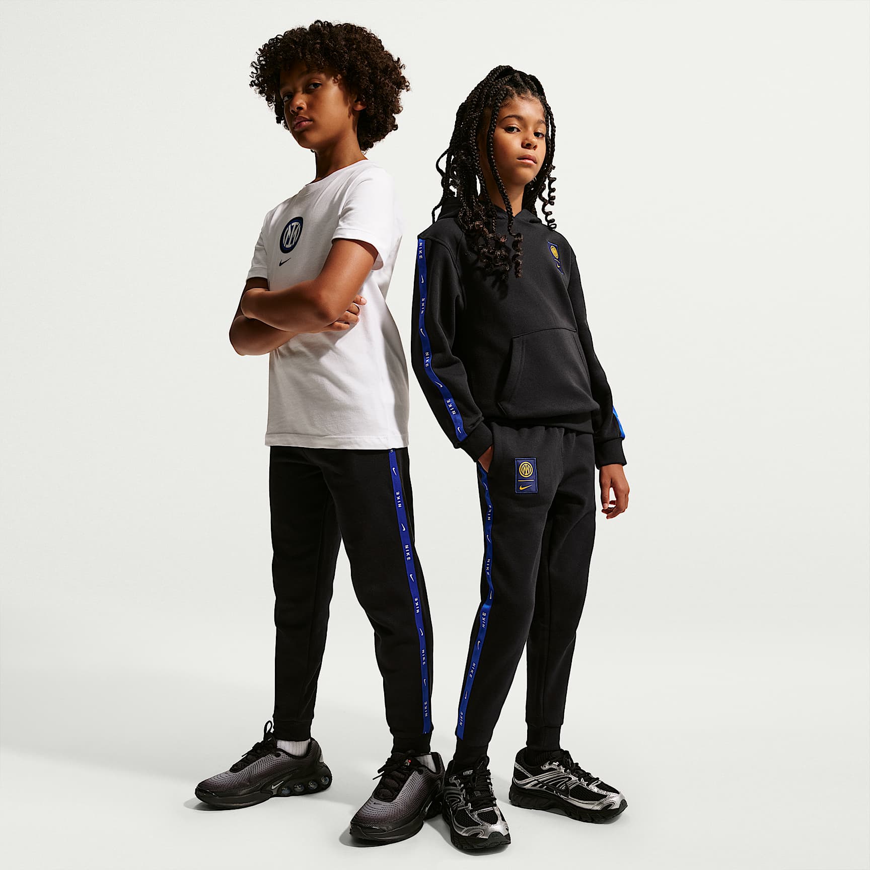 Inter Milan City Side Nike Football-joggers i fleece til mænd