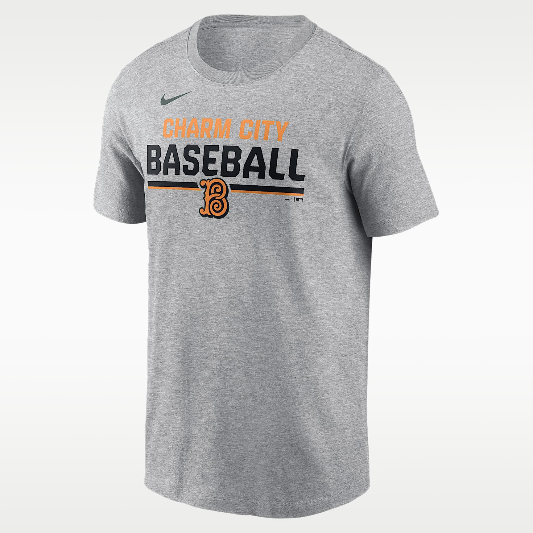 Baltimore Orioles Stacked City Connect Men's Nike MLB T-Shirt
