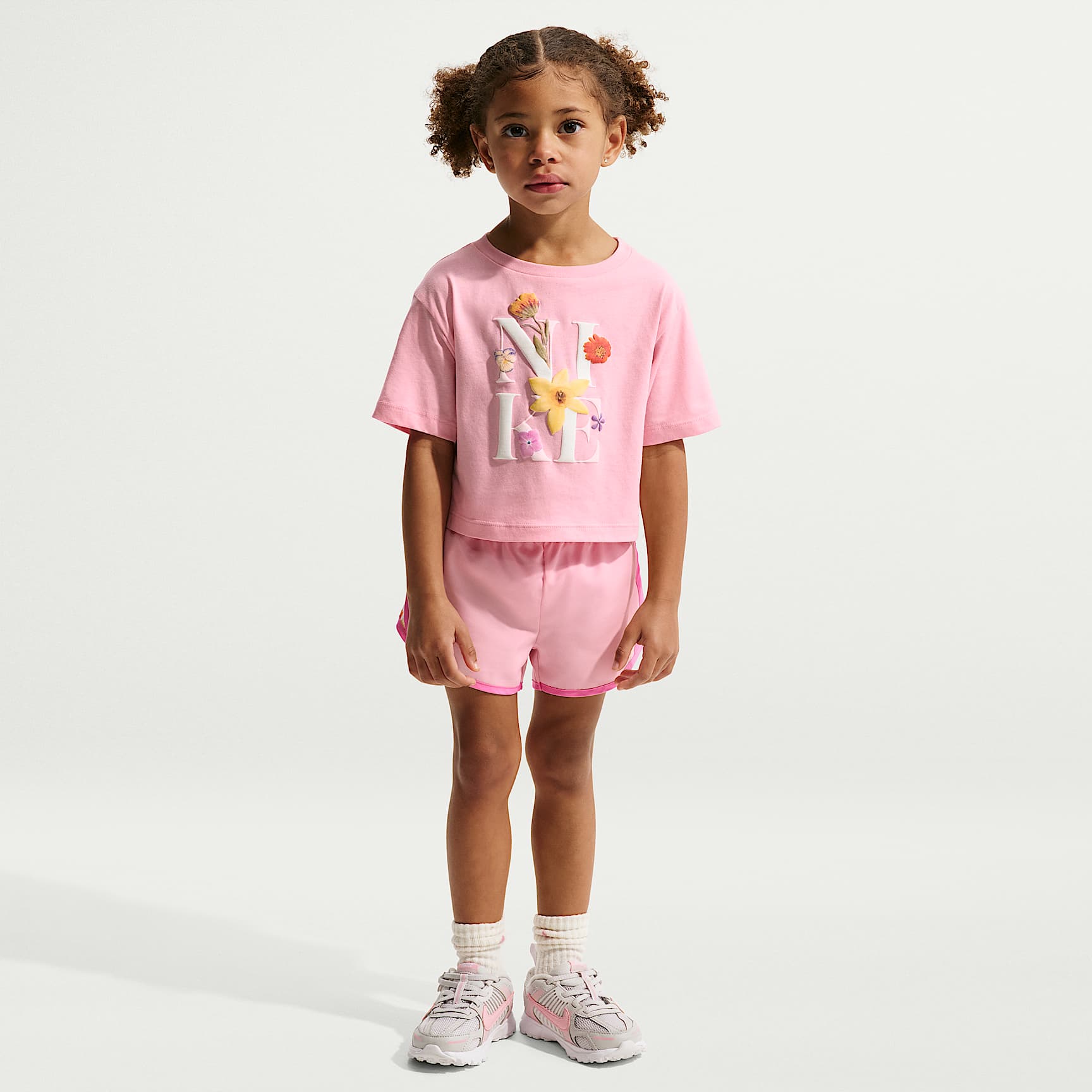 Nike Spring Into Floral Toddler Dri-FIT 2-Piece Tempo Set