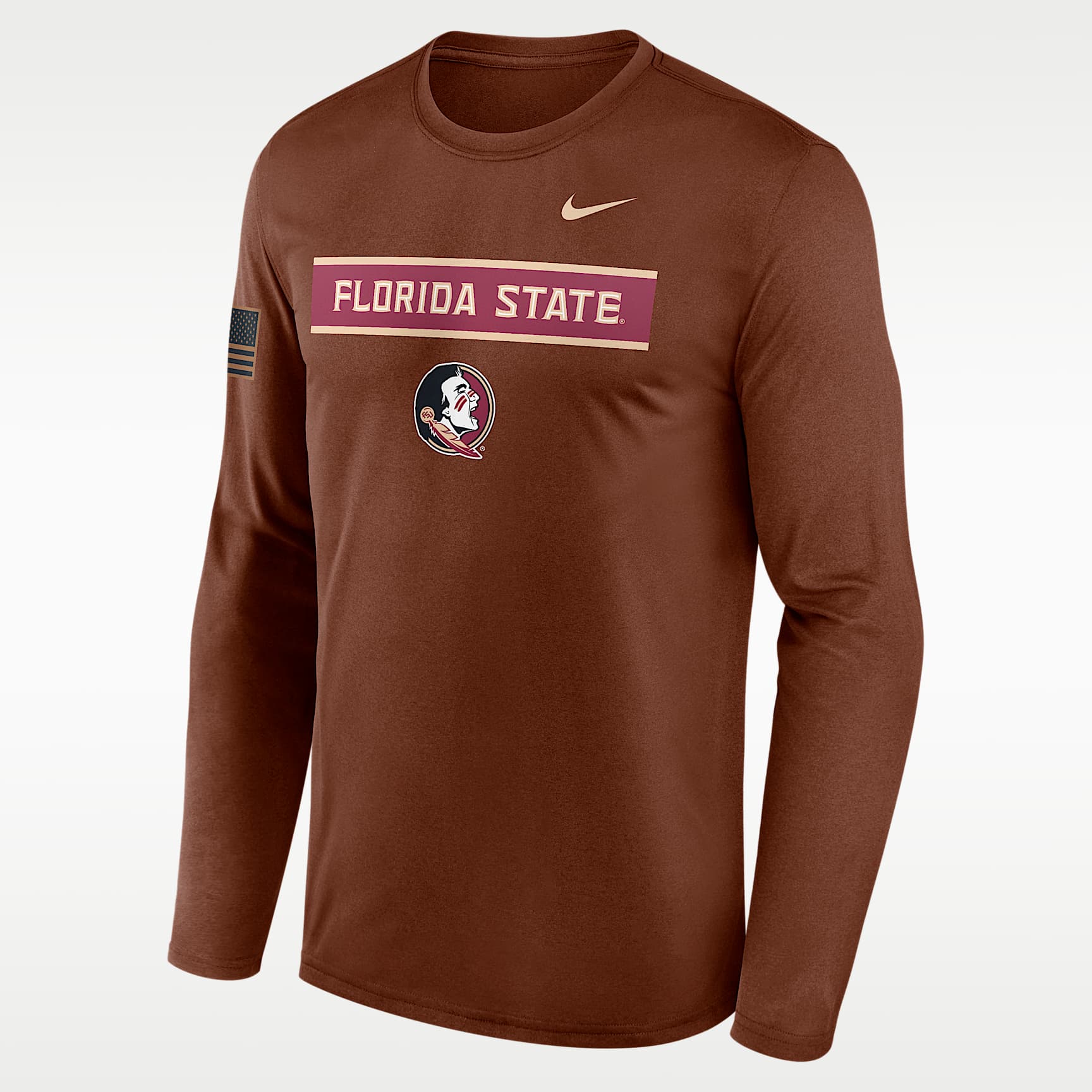 Florida State 2026 Military Appreciation Legend Men's Nike Dri-FIT College Long-Sleeve T-Shirt