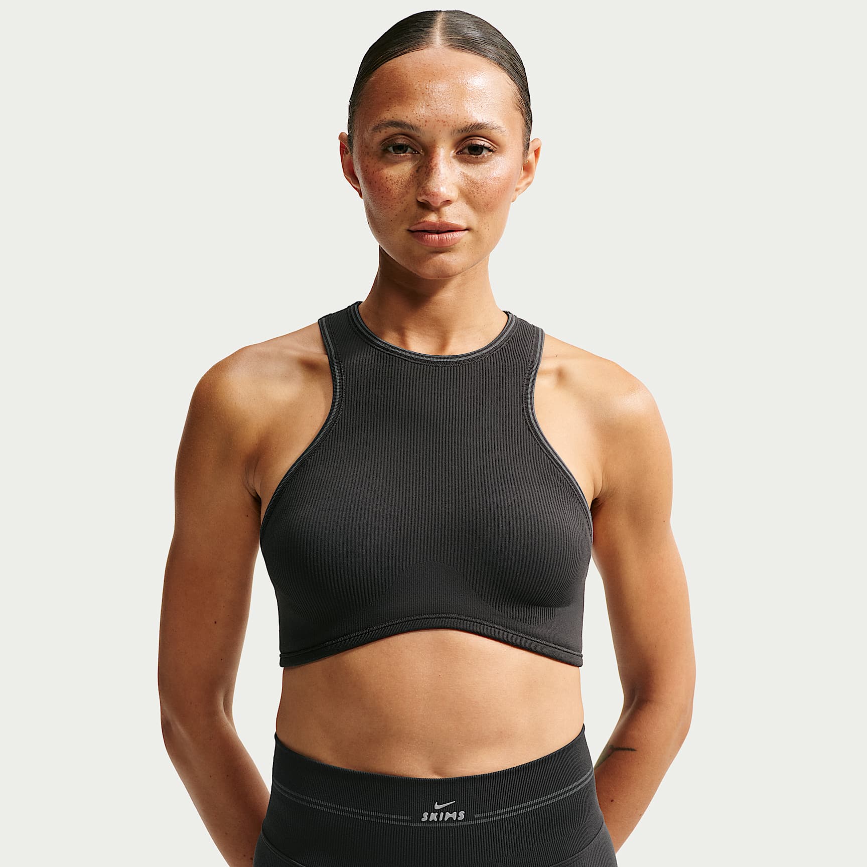 NikeSKIMS Ribbed Seamless Women's Racerneck Bra