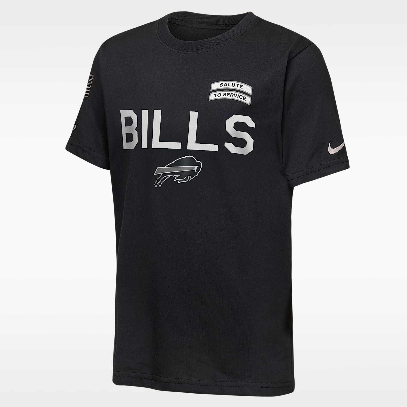 Buffalo Bills Salute to Service Sideline Big Kids' Nike Dri-FIT NFL T-Shirt