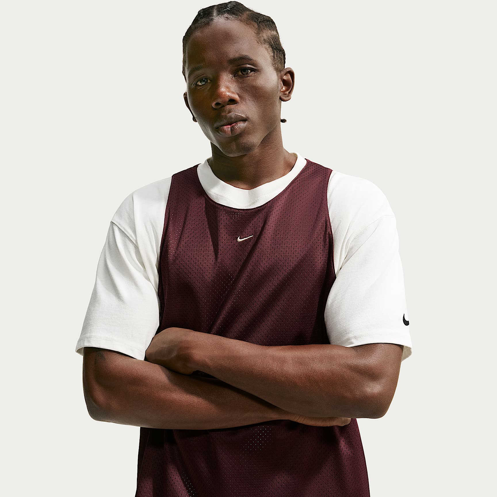 Maglia da basket da allenamento in mesh Nike Standard Issue – Uomo