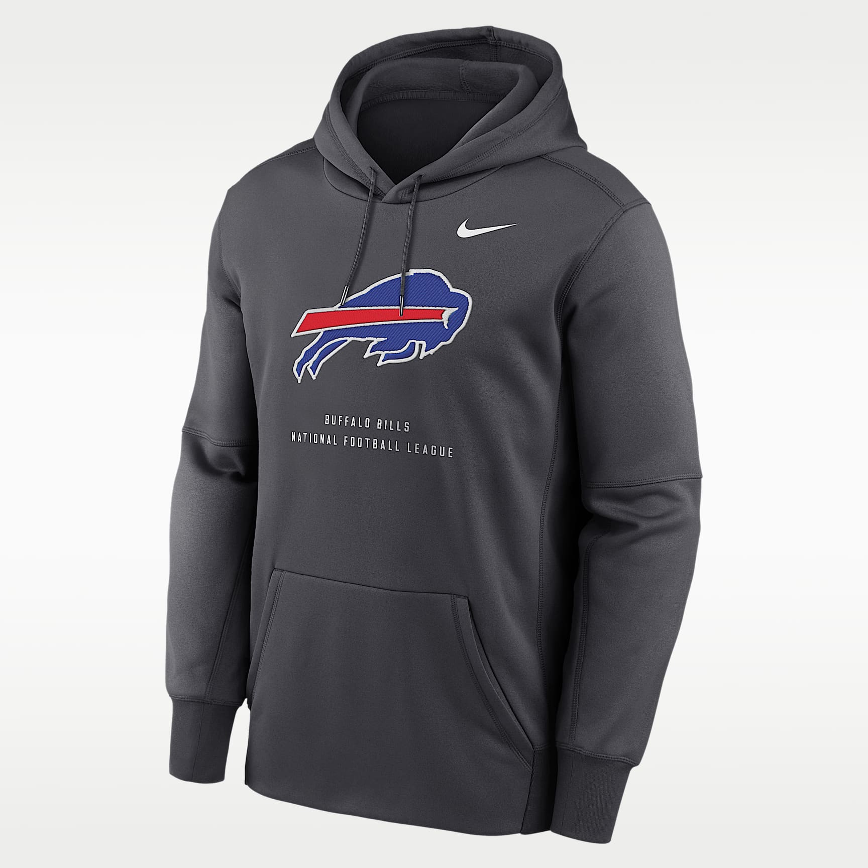 Buffalo Bills Men's Nike Therma NFL Pullover Hoodie
