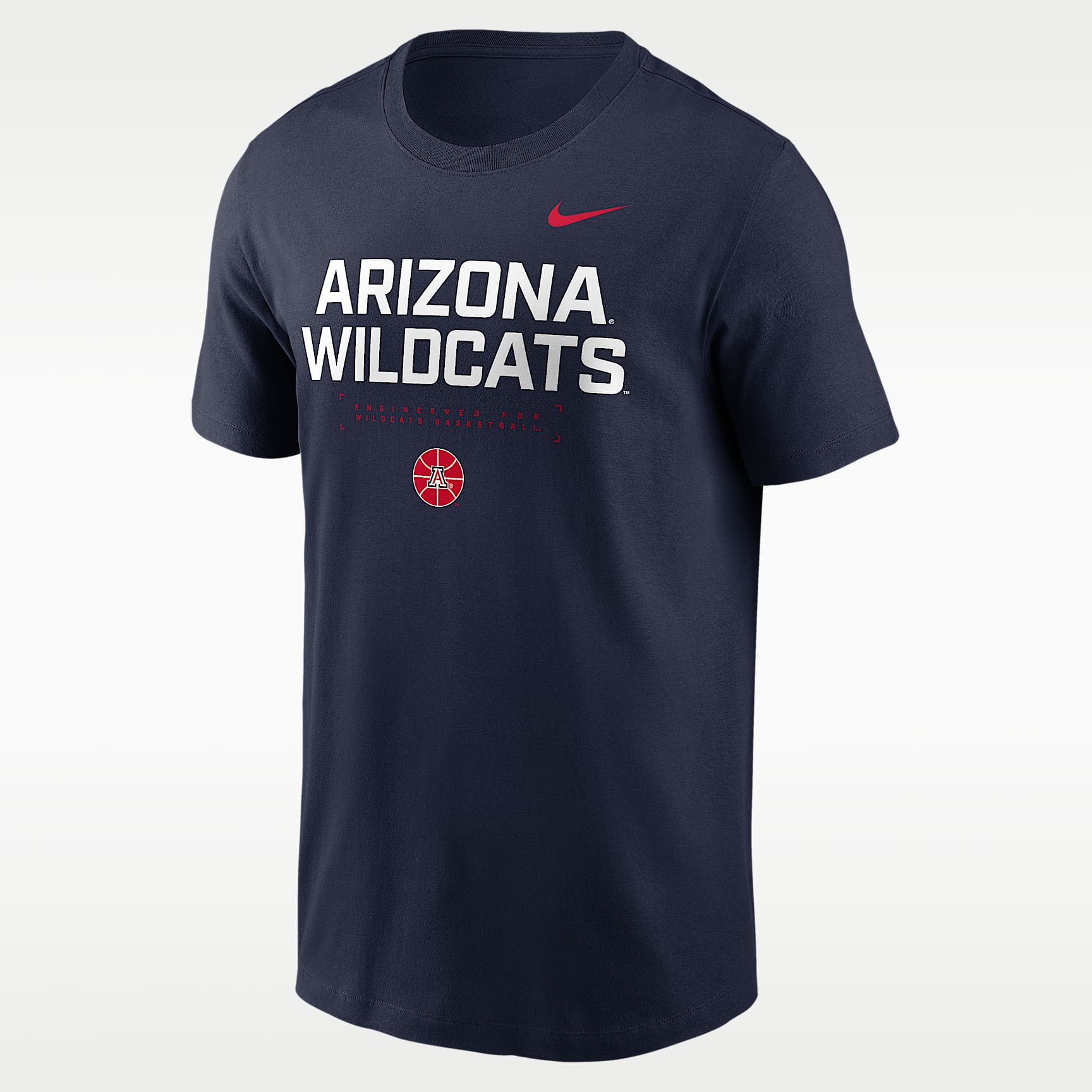 Playera universitaria de básquetbol Nike Dri-FIT Arizona Courtside Basketball para hombre