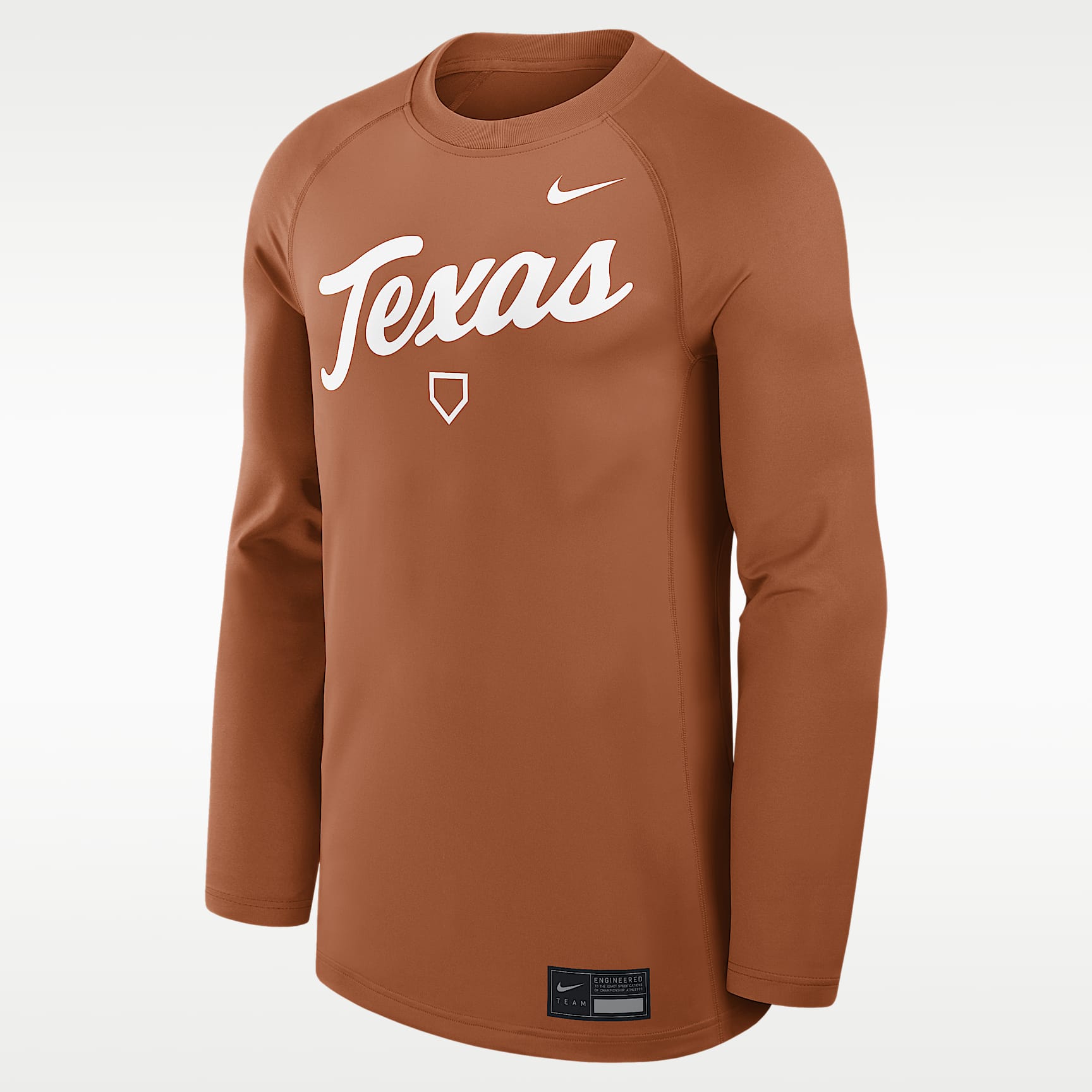 Texas Dugout Game Time Men's Nike Dri-FIT College Long-Sleeve T-Shirt
