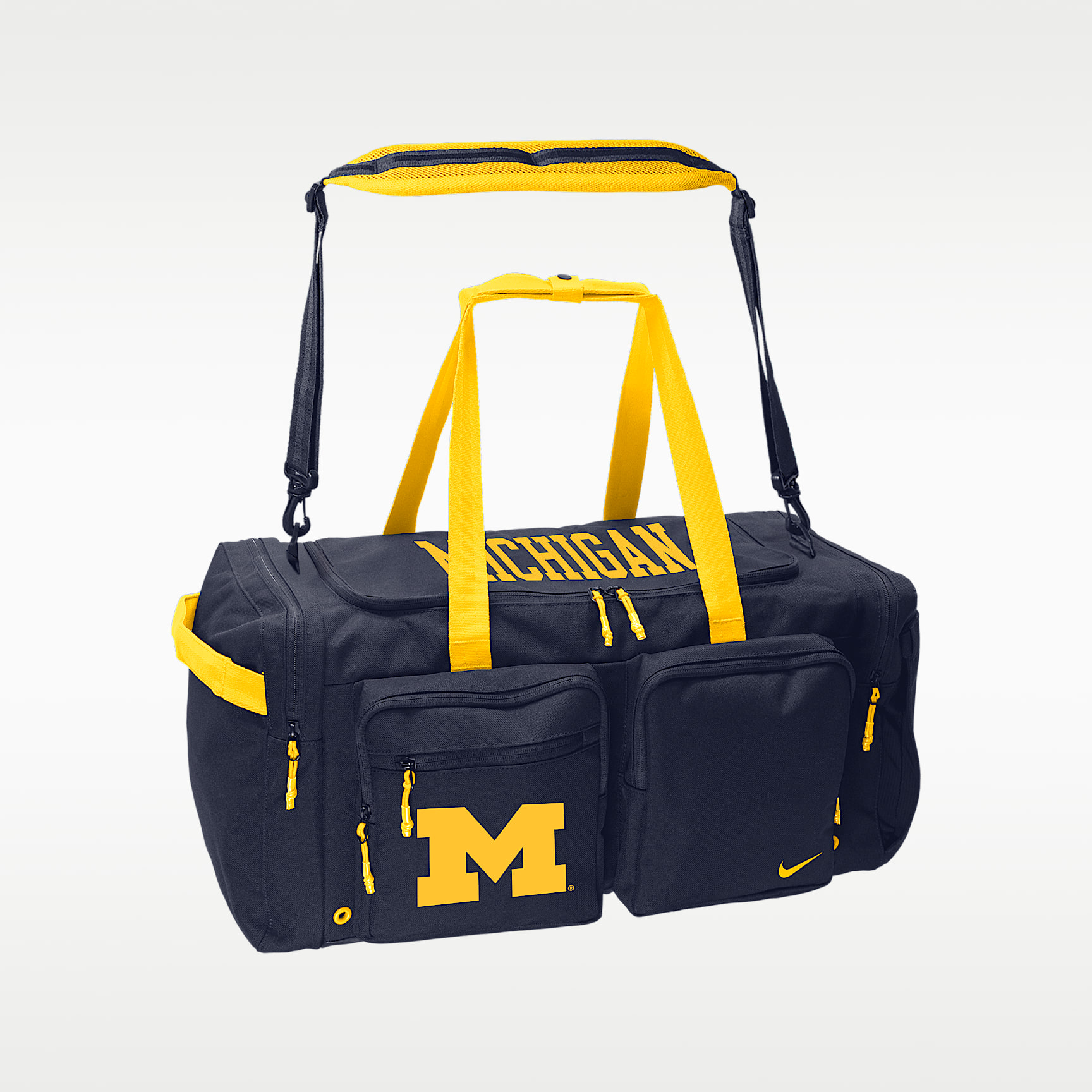 Michigan Utility Power 2.0 Nike College Duffel Bag
