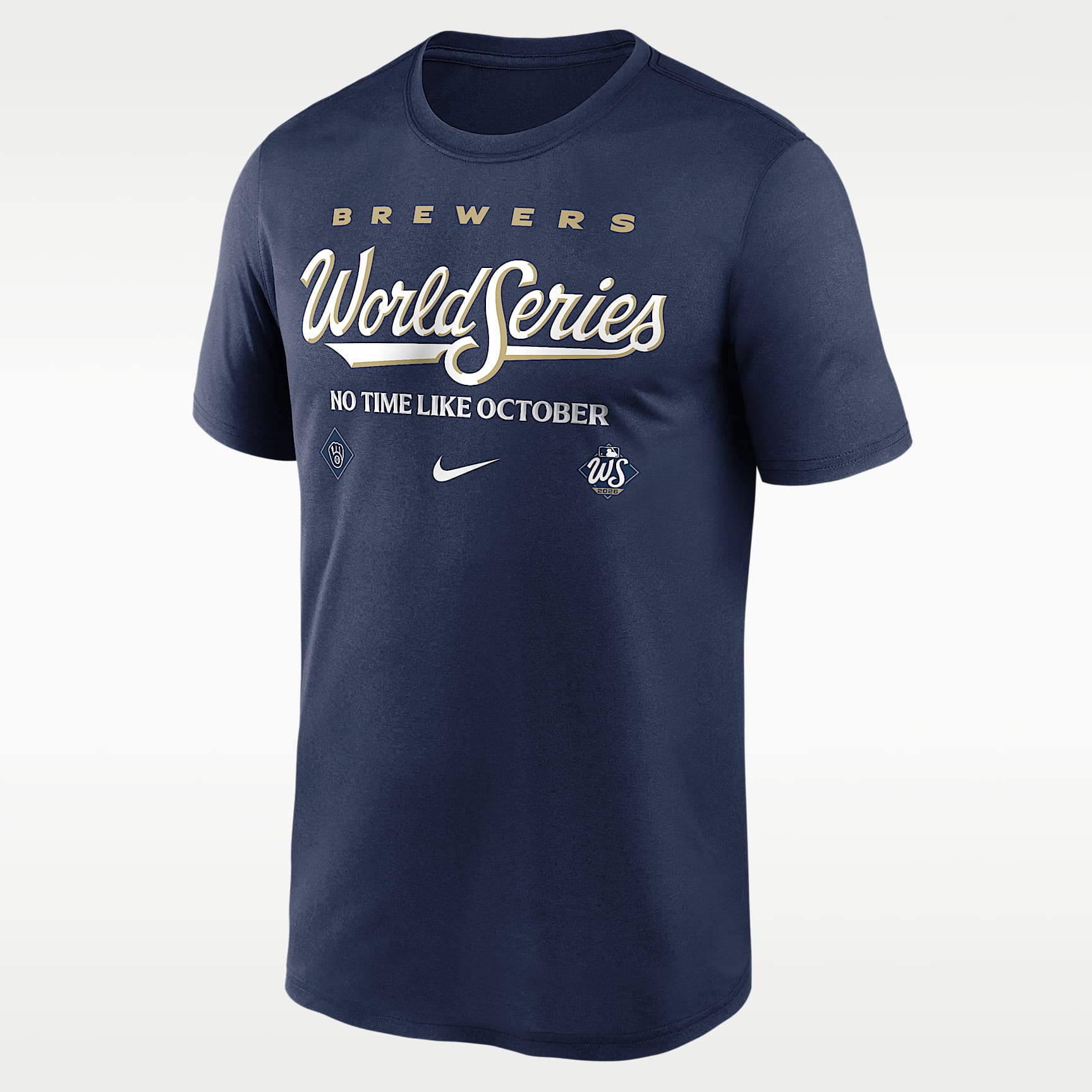 Milwaukee Brewers 2026 World Series Participant Authentic Collection Men's Nike Dri-FIT MLB T-Shirt
