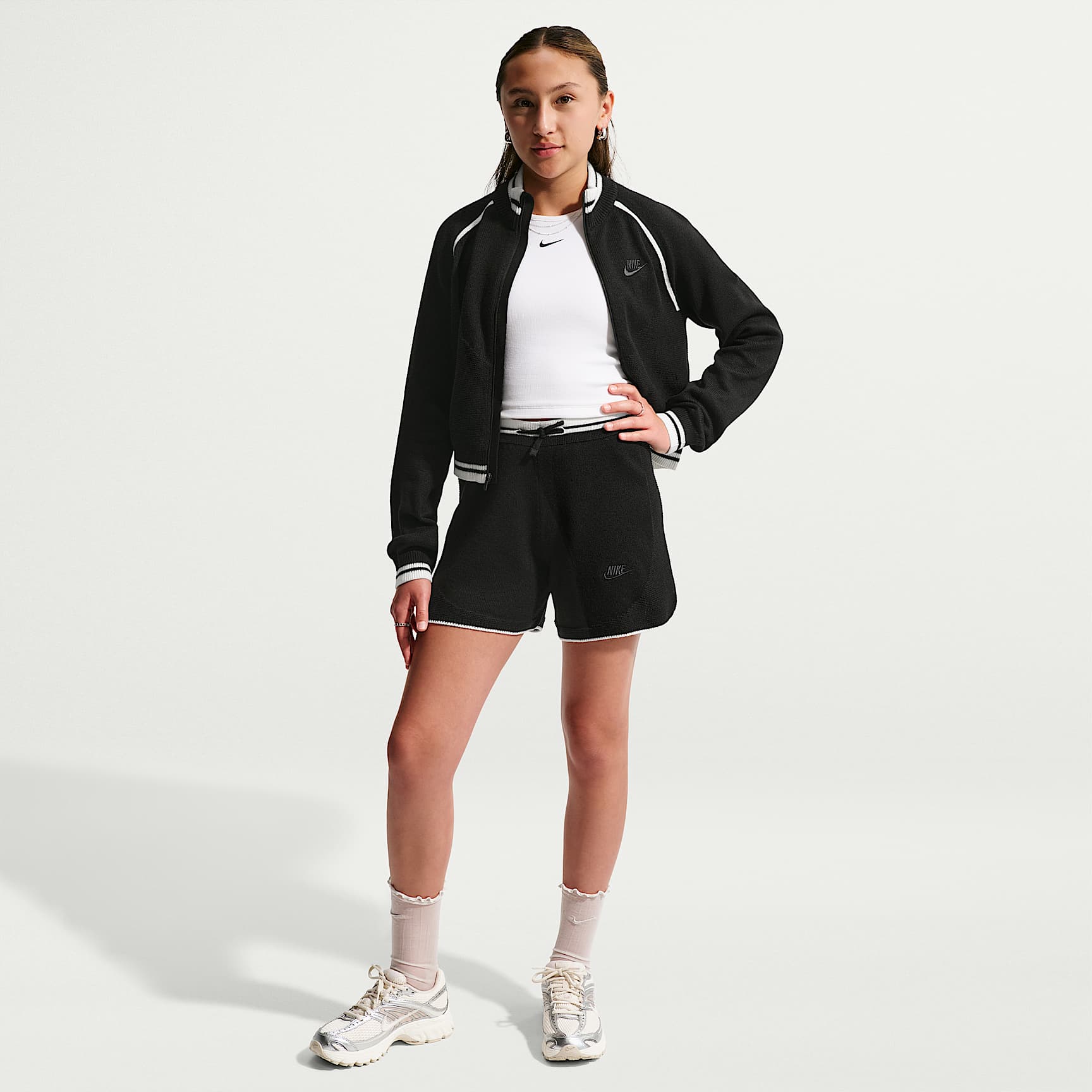 Nike Sportswear Big Kids' (Girls') Sweater Track Short