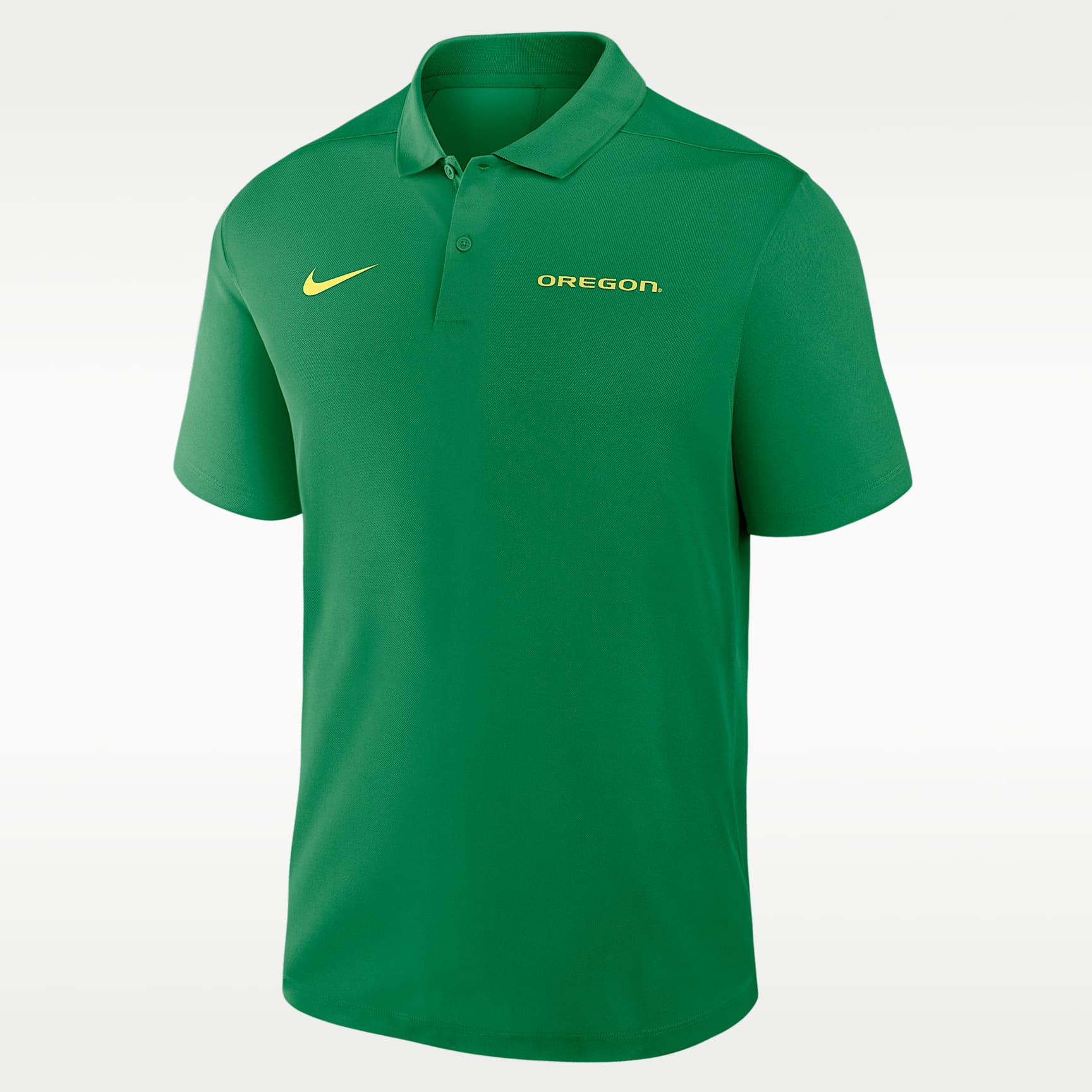 Polo universitaria Nike Dri-FIT para hombre Oregon Victory