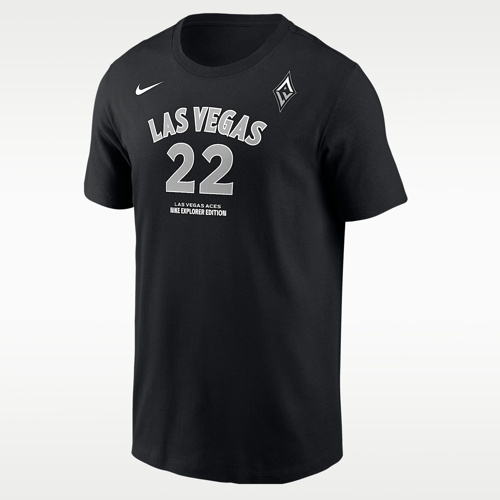 A'ja Wilson Las Vegas Aces Men's Nike WNBA T-Shirt