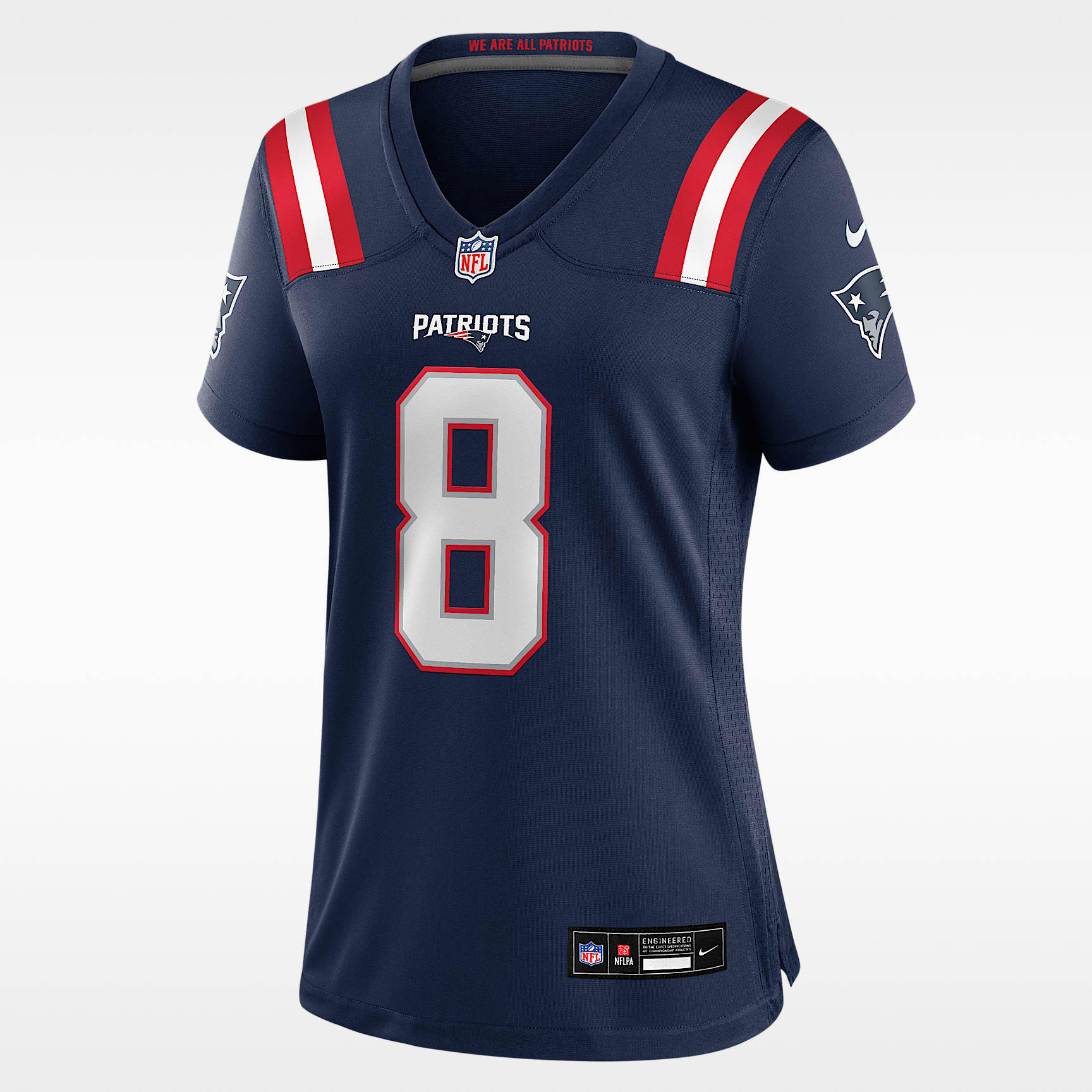 Stefon Diggs New England Patriots Women's Nike NFL Game Jersey