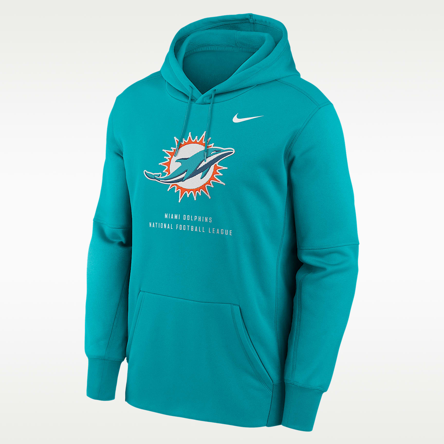 Miami Dolphins Men's Nike Therma NFL Pullover Hoodie