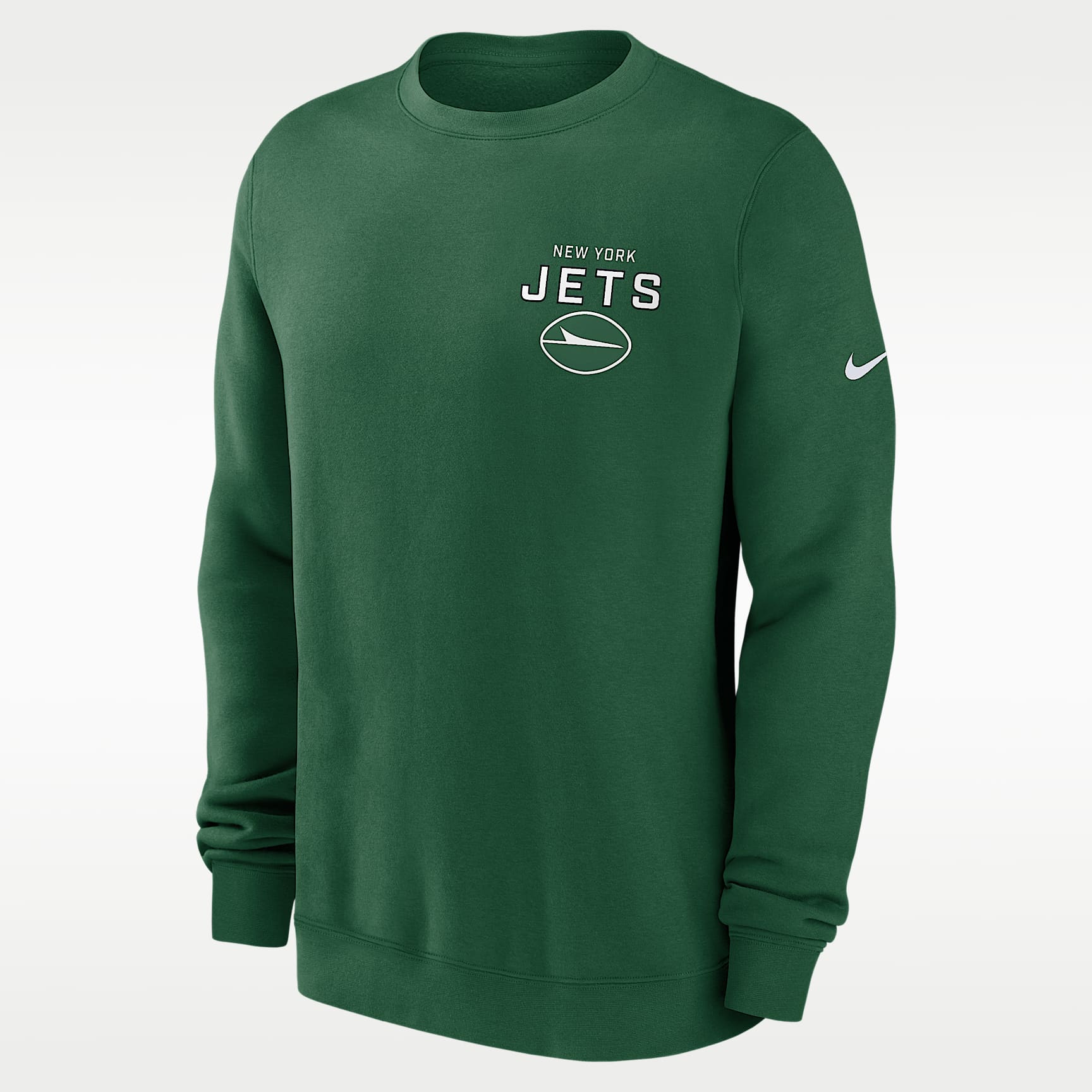 New York Jets Draw Block Club Men's Nike NFL Pullover Crew